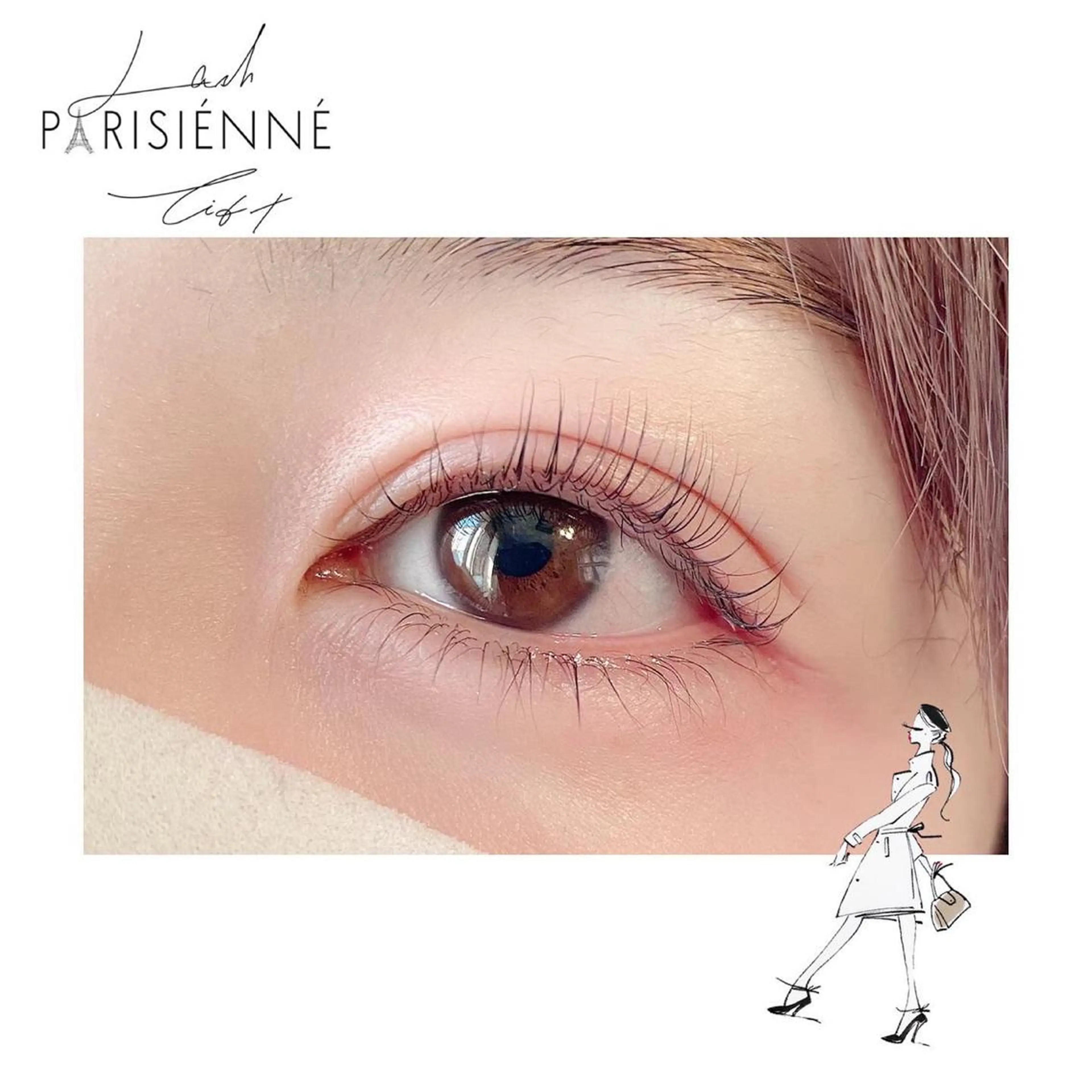 マツエク・マツパ パリジェンヌラッシュリフト マツパ サロンドラッシュ柏アイデップ所属・柏idep ✴︎JURIのマツエク・マツパデザイン