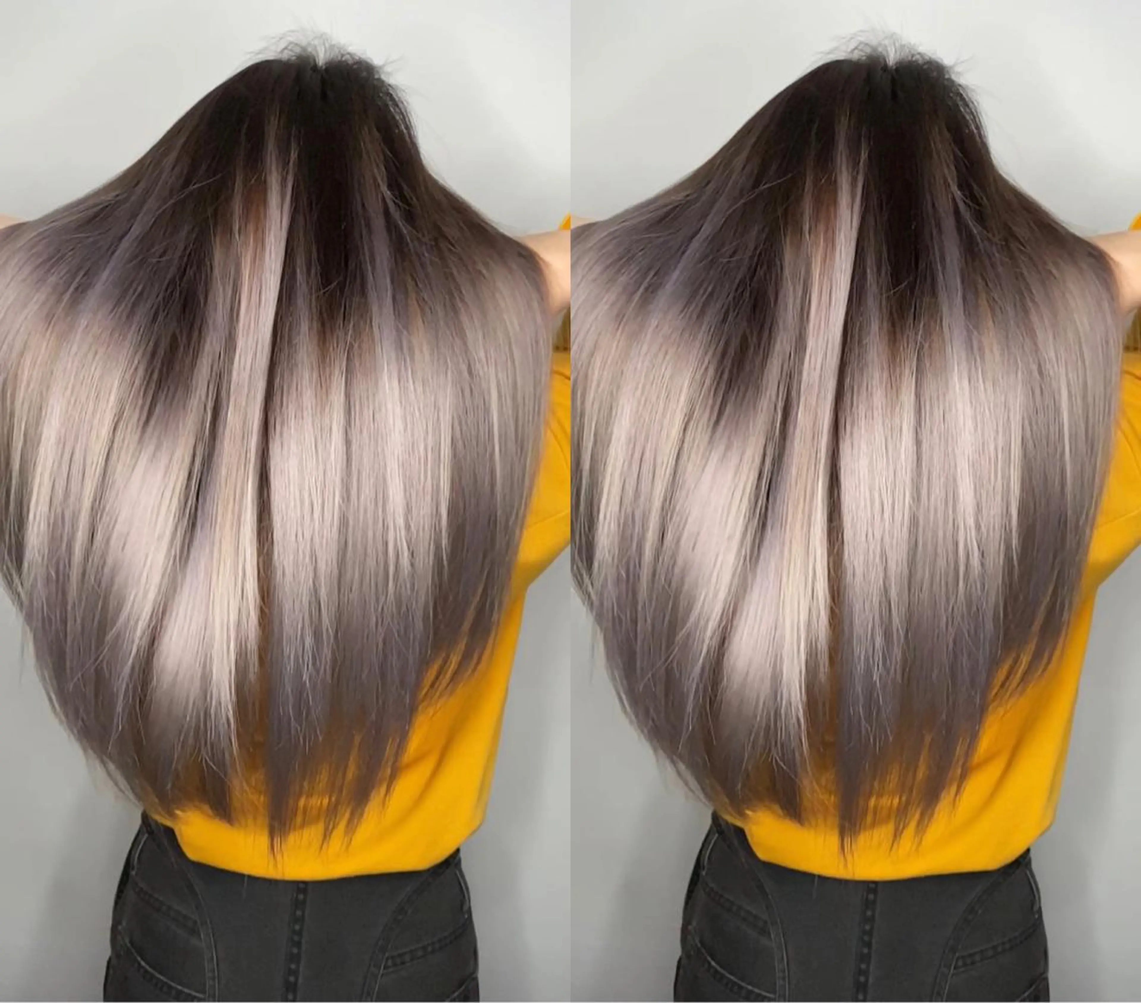 ロング カラー yosuke 梅田/バレイヤージュのヘアスタイル