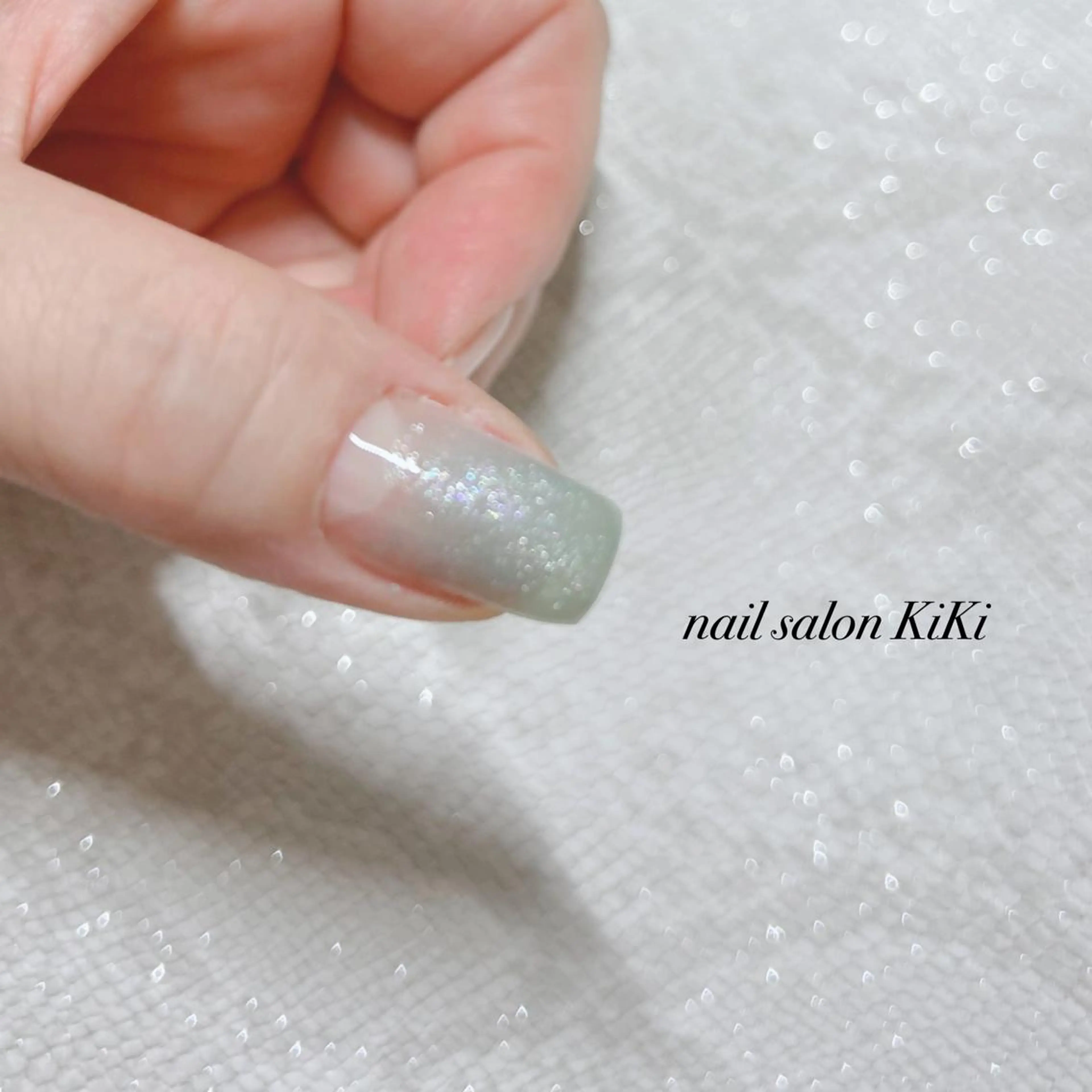 ネイル ブルー グラデーション K. KiKiのネイルデザイン