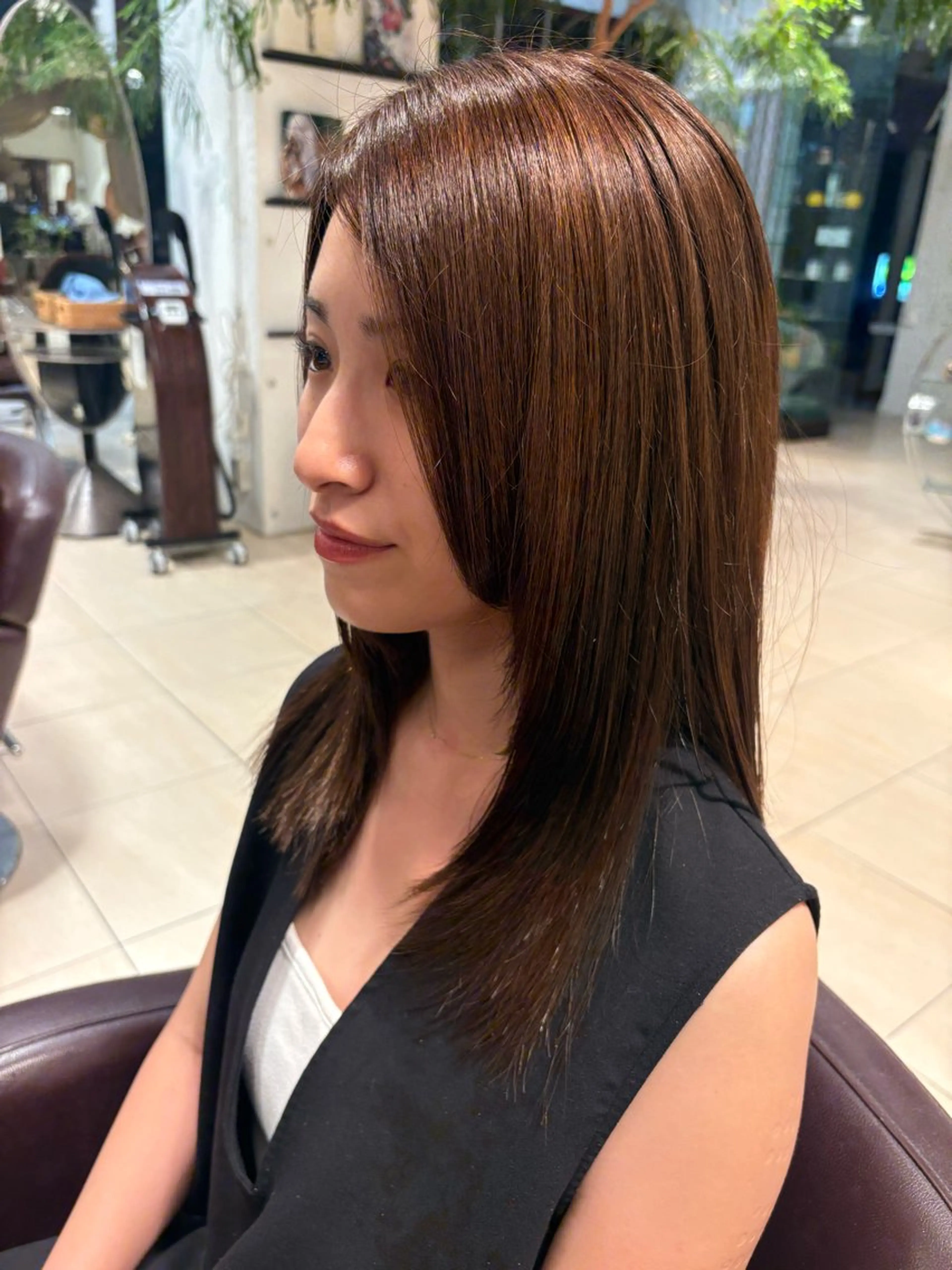 ロング レイヤーカット ロング Of  hair宮崎台店所属・菊池 菜月のヘアスタイル