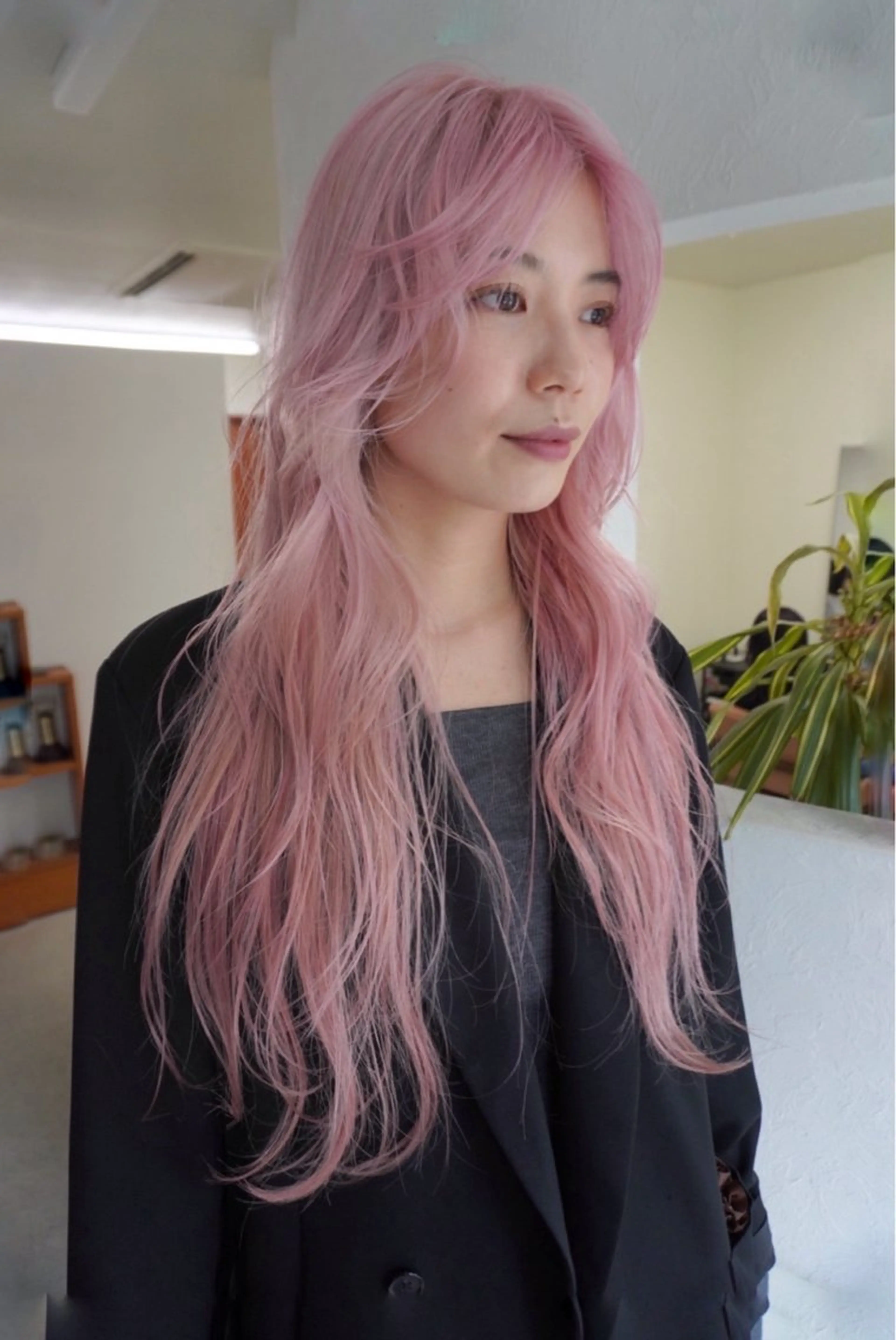ロング カラー カット ヘアカラー トリートメント 小林 美咲のヘアスタイル