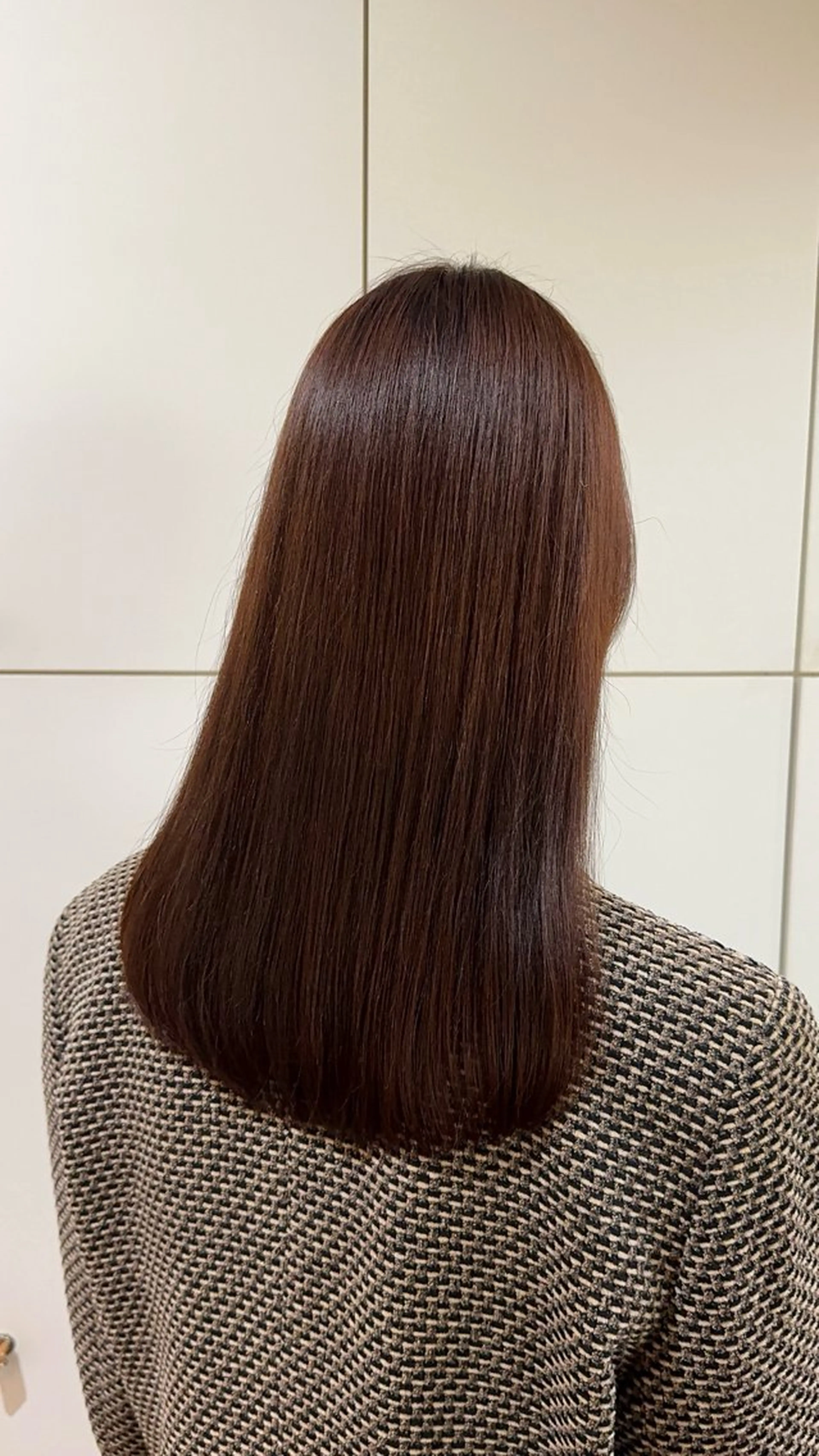 セミロング カット ヘアカラー 愛花/久屋大通/ 切りっぱなしボブのヘアスタイル