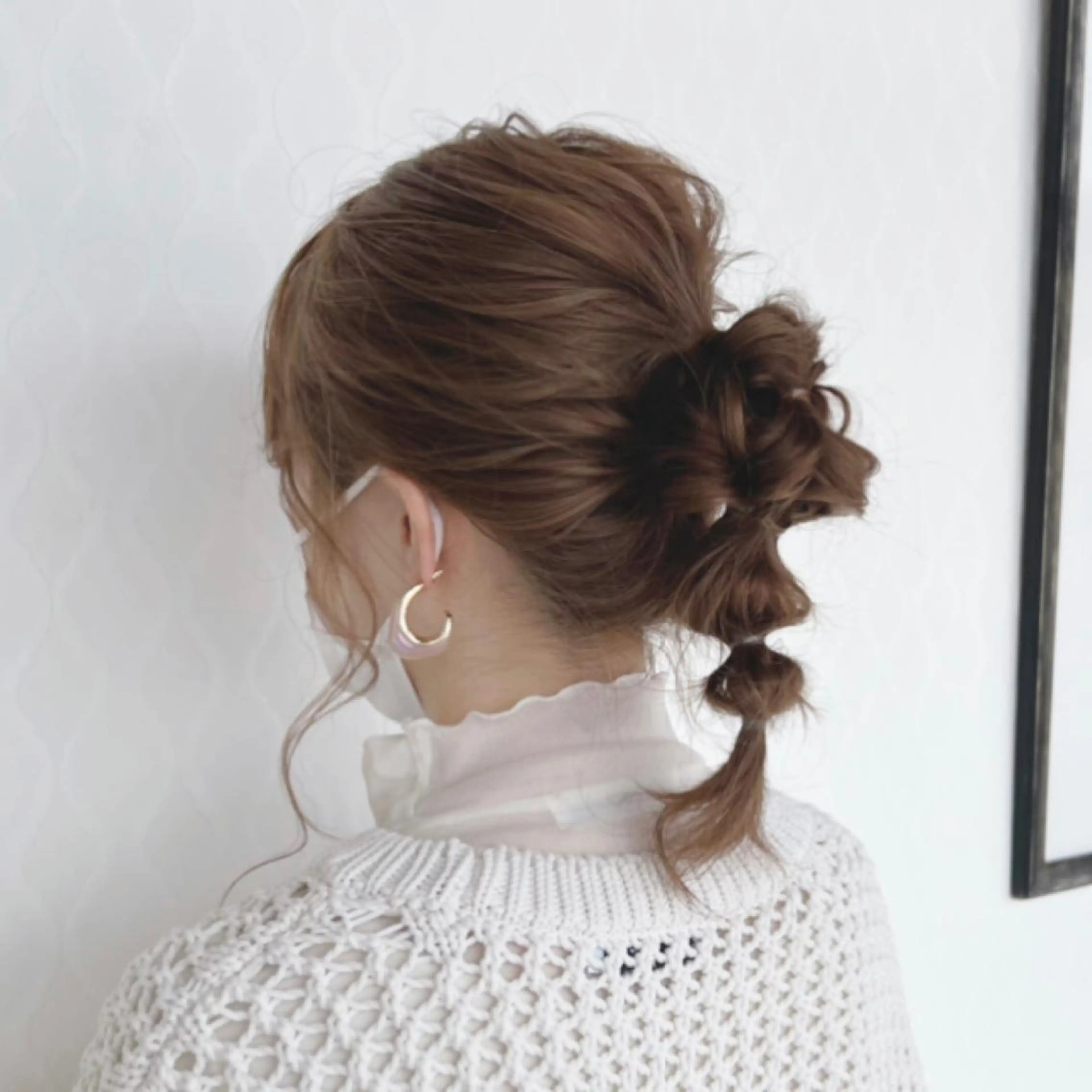 ミディアム 顔周りカット/透明感 カラー🤍大塚蛍のヘアスタイル