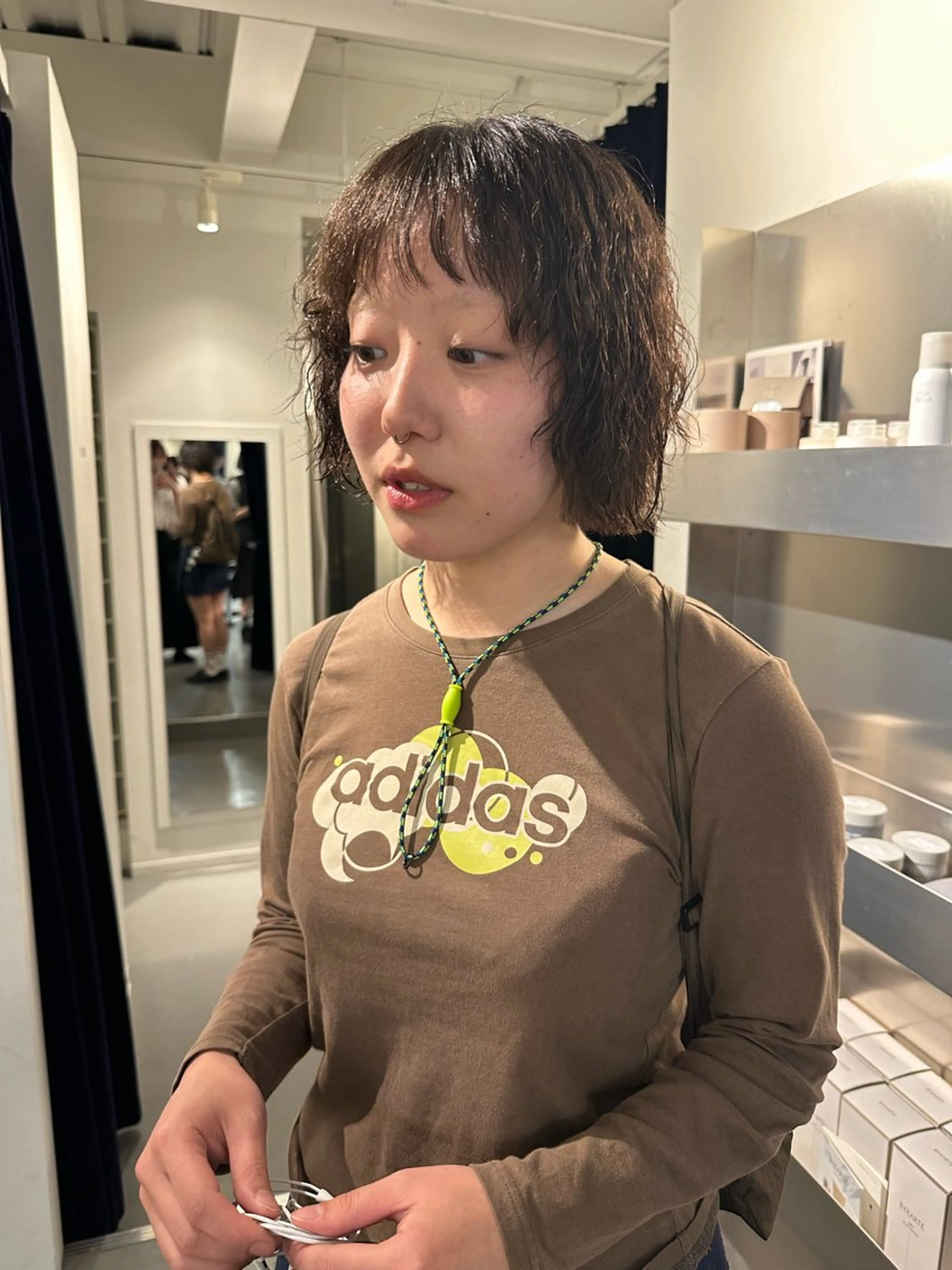 ミディアム パーマ カット パーマ お悩み解決パーマ hana🩰のヘアスタイル