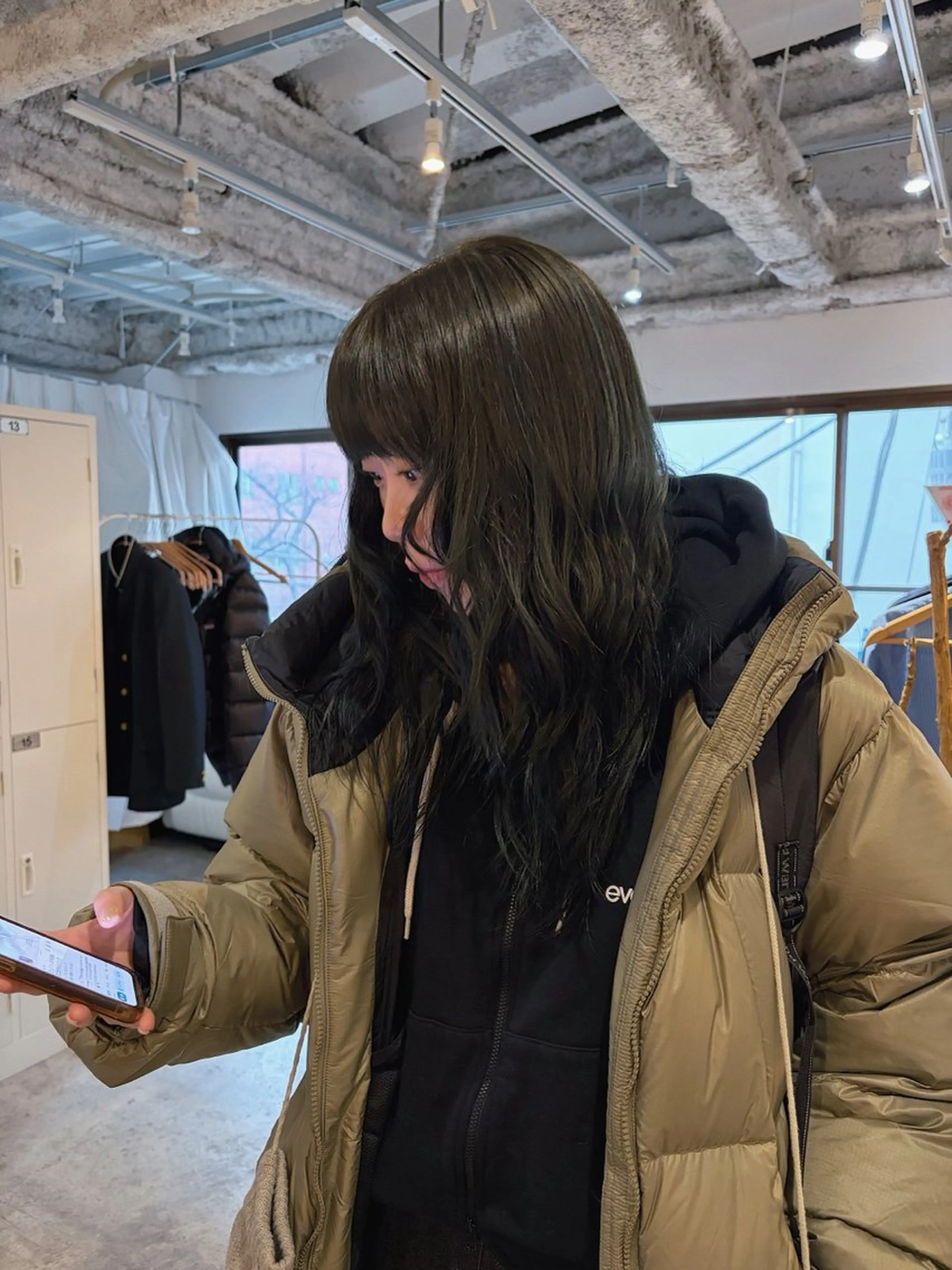 ロング カット ヘアカラー 🧣misaki 🧣のヘアスタイル