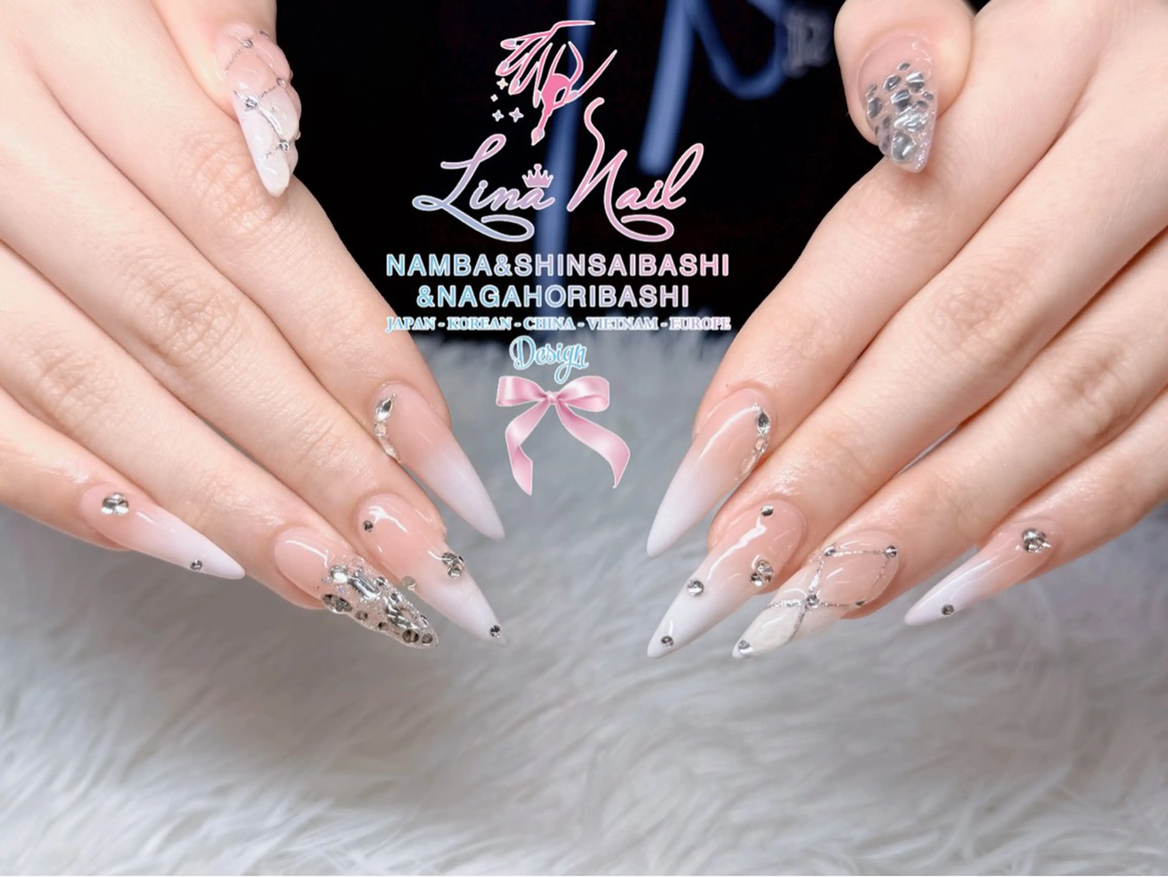 ネイル フットネイル ジェルネイル 持ち込み ネイルチップ ハンドネイル リナネイル 長堀橋店／東心斎橋店のネイルデザイン