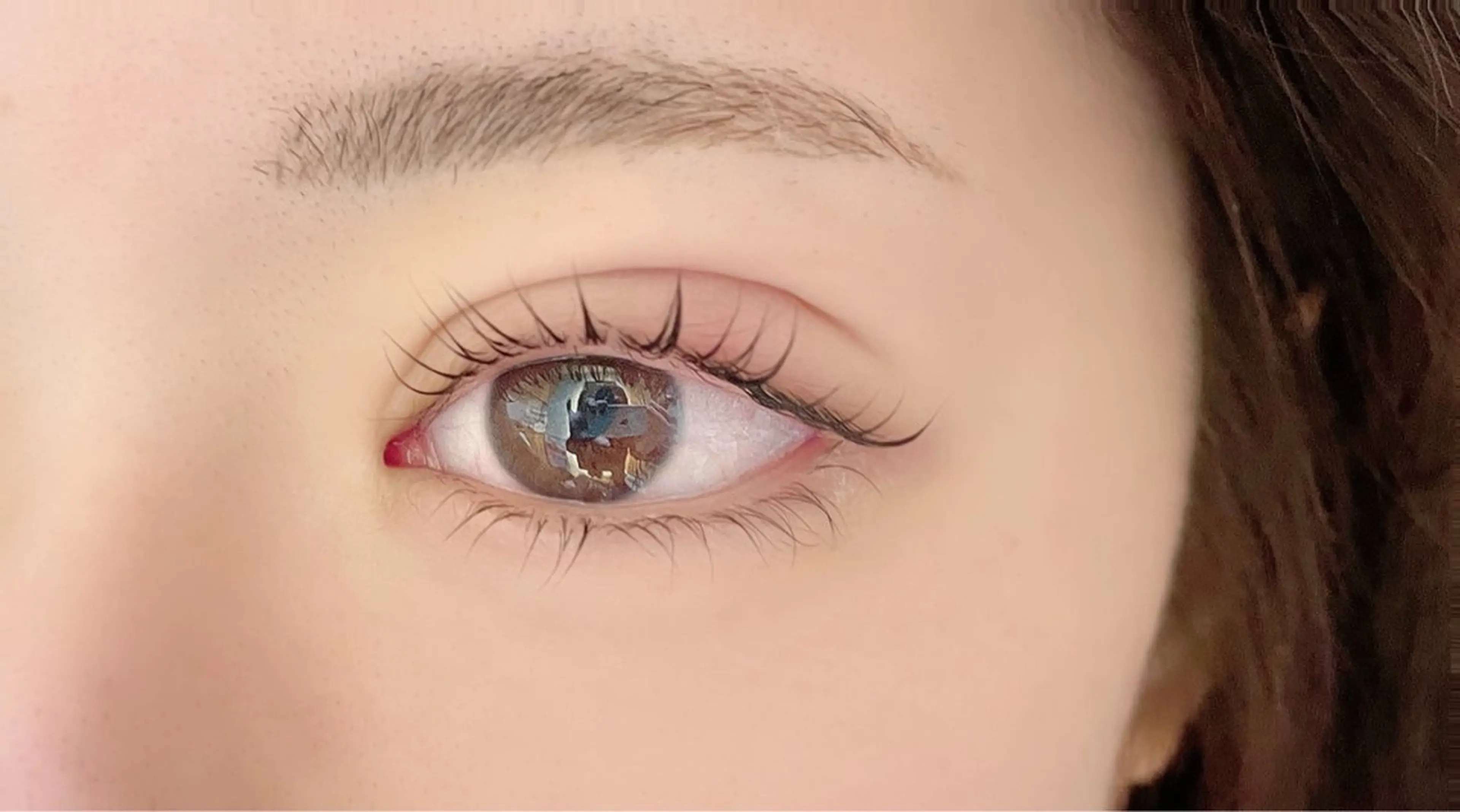 まつ毛パーマ上下の写真