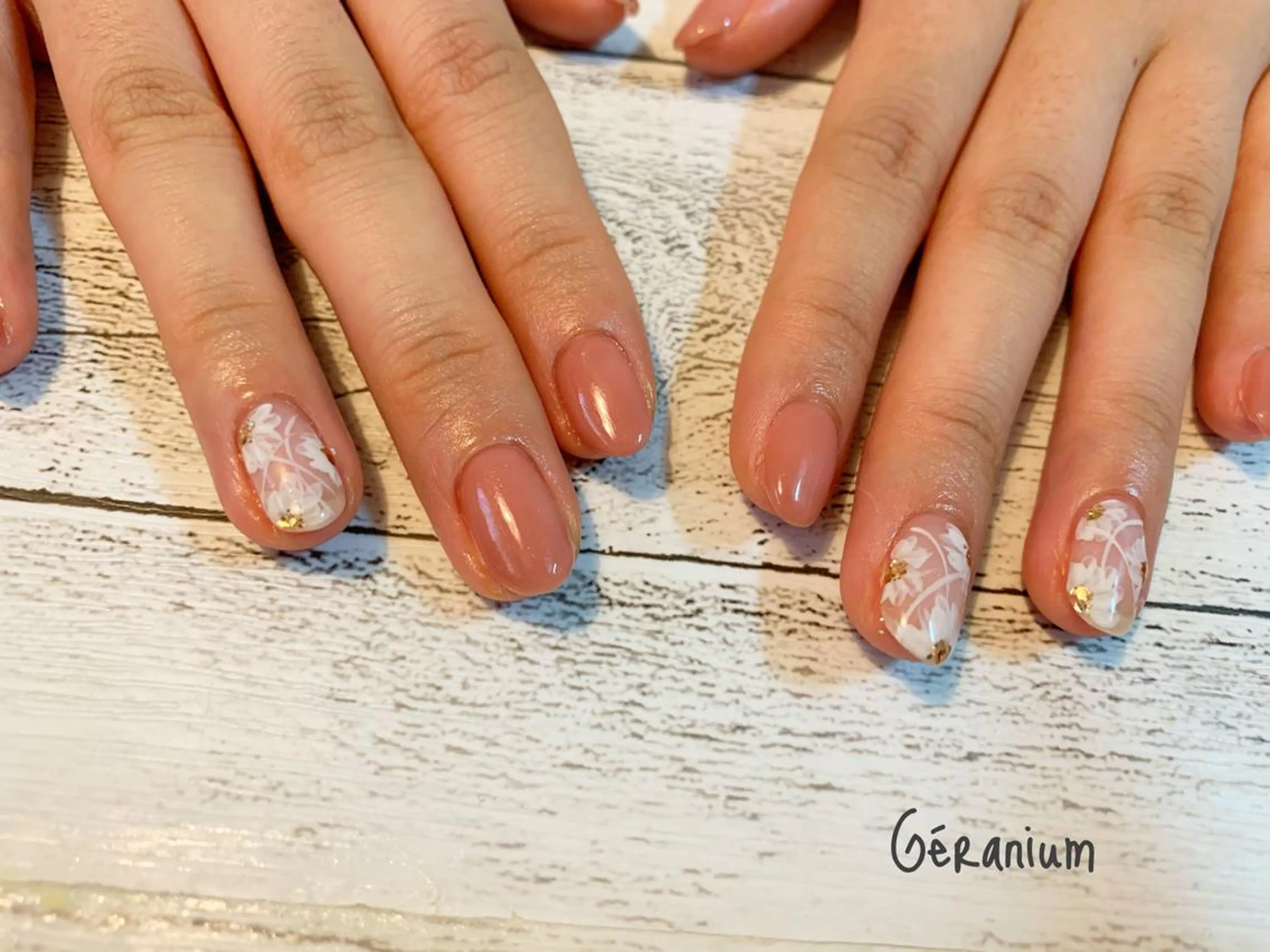 ネイル アートネイル ハンドネイル フットネイル GéRanium Harukaのネイルデザイン