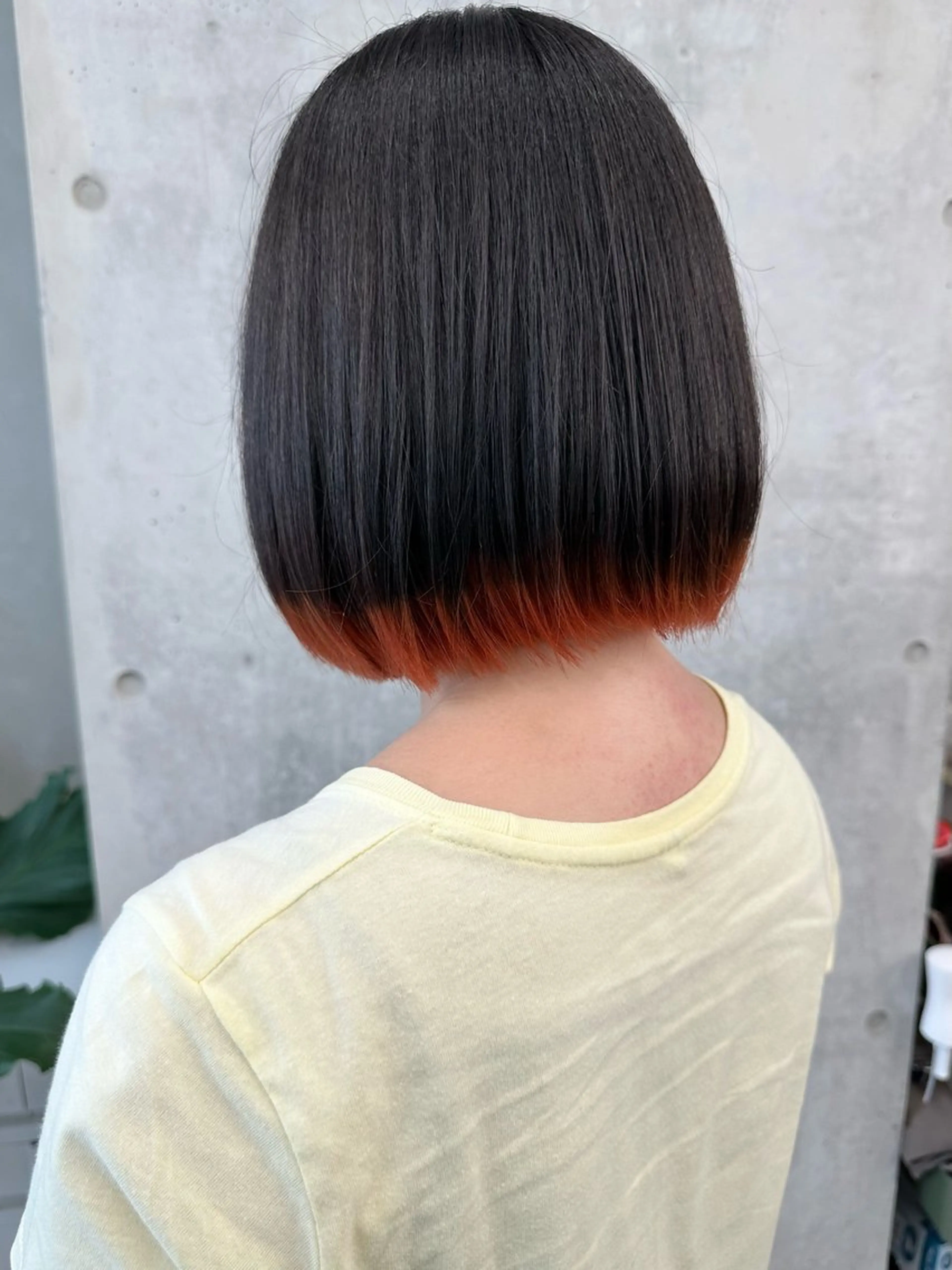 ミディアム カラー カット ヘッドスパ ボブ/ゆるふわ ボブパーマ/とういのヘアスタイル