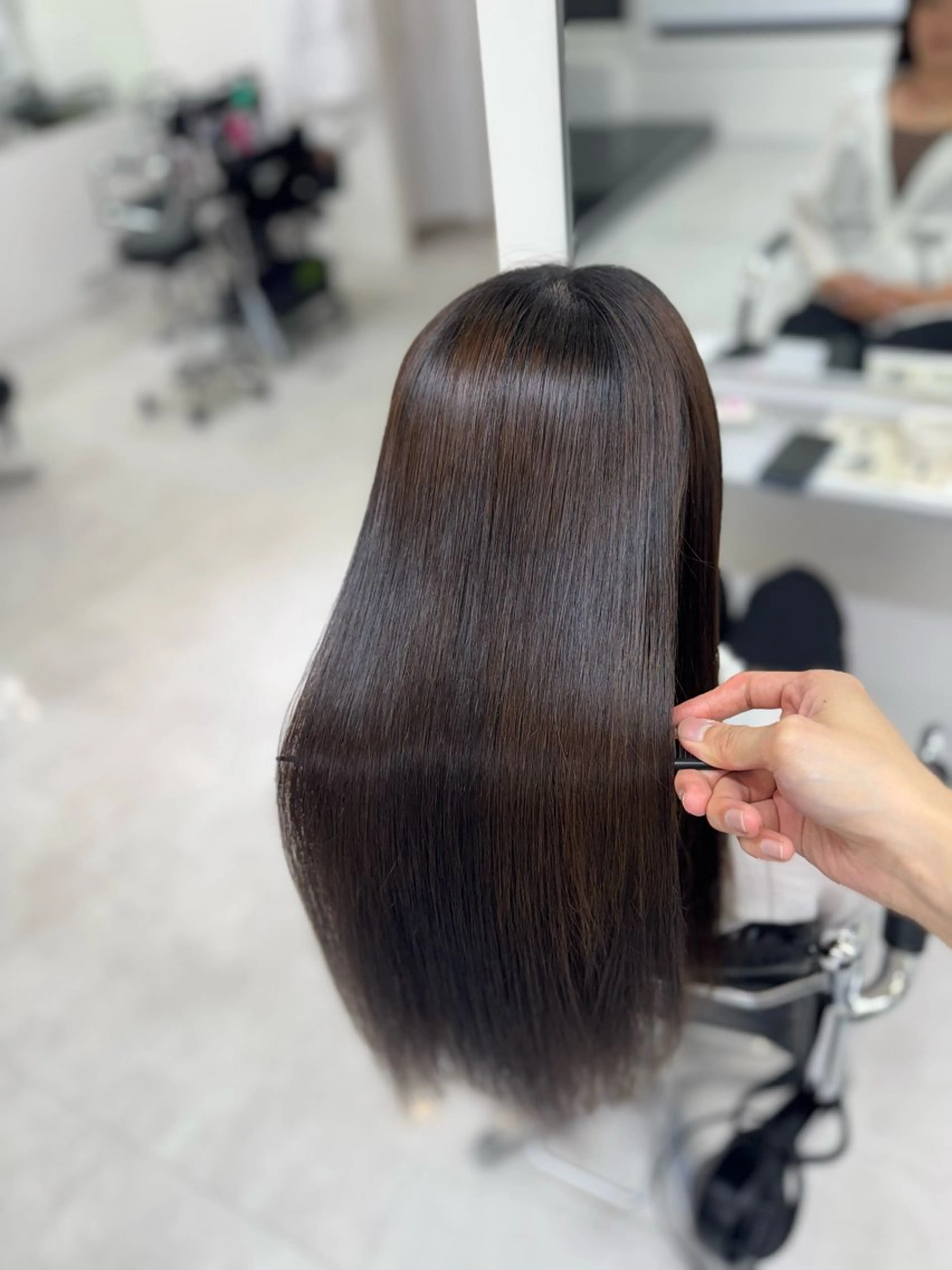 【minimo限定💫】韓国風ナチュラルストレート¥8,000🌿艶×柔らか質感✨心斎橋の写真