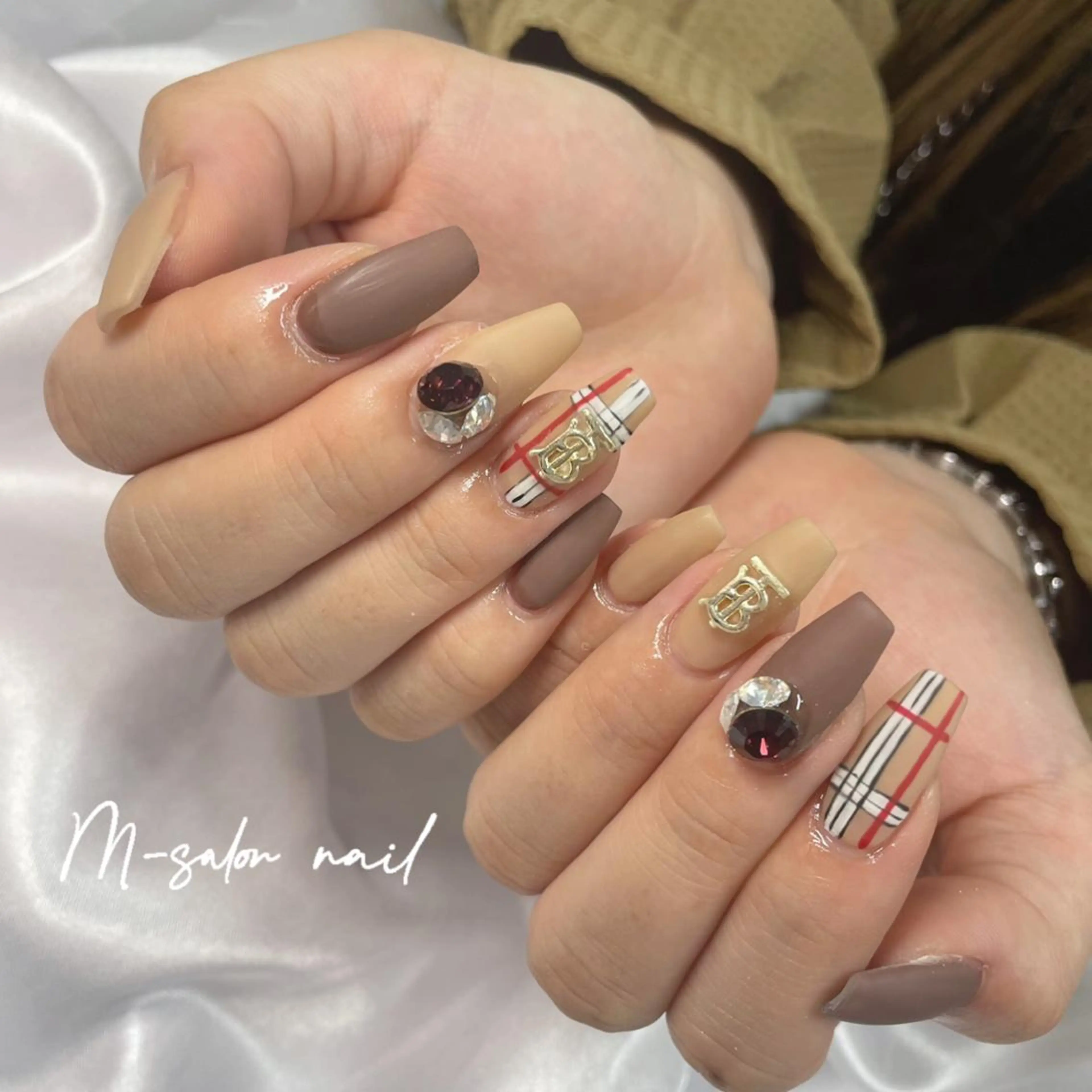 ネイル ハンドネイル 韓国/網紅/パーツ M-salonのネイルデザイン