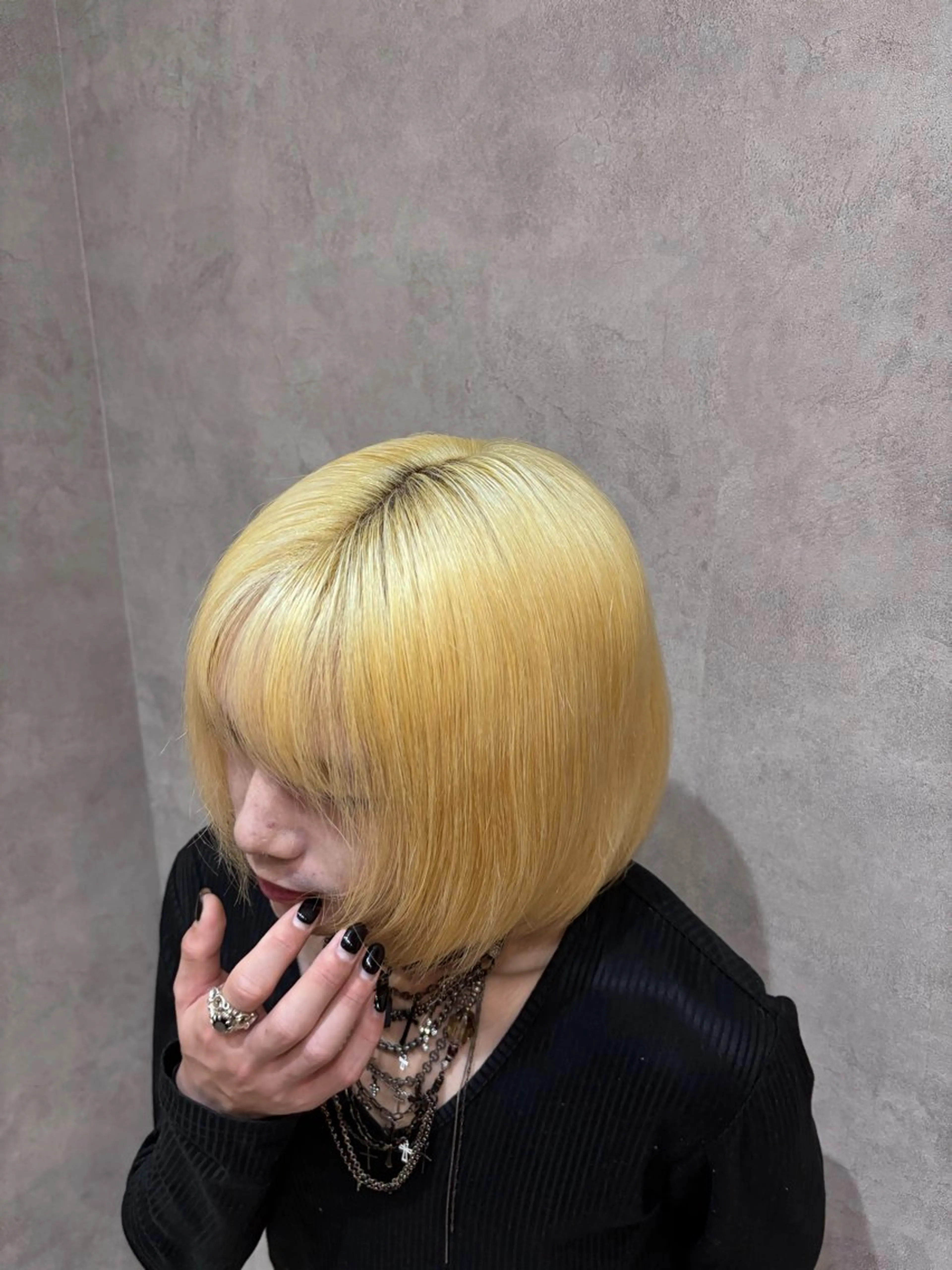 ミディアム メンズ 艶髪/縮毛矯正 /hikaruのヘアスタイル