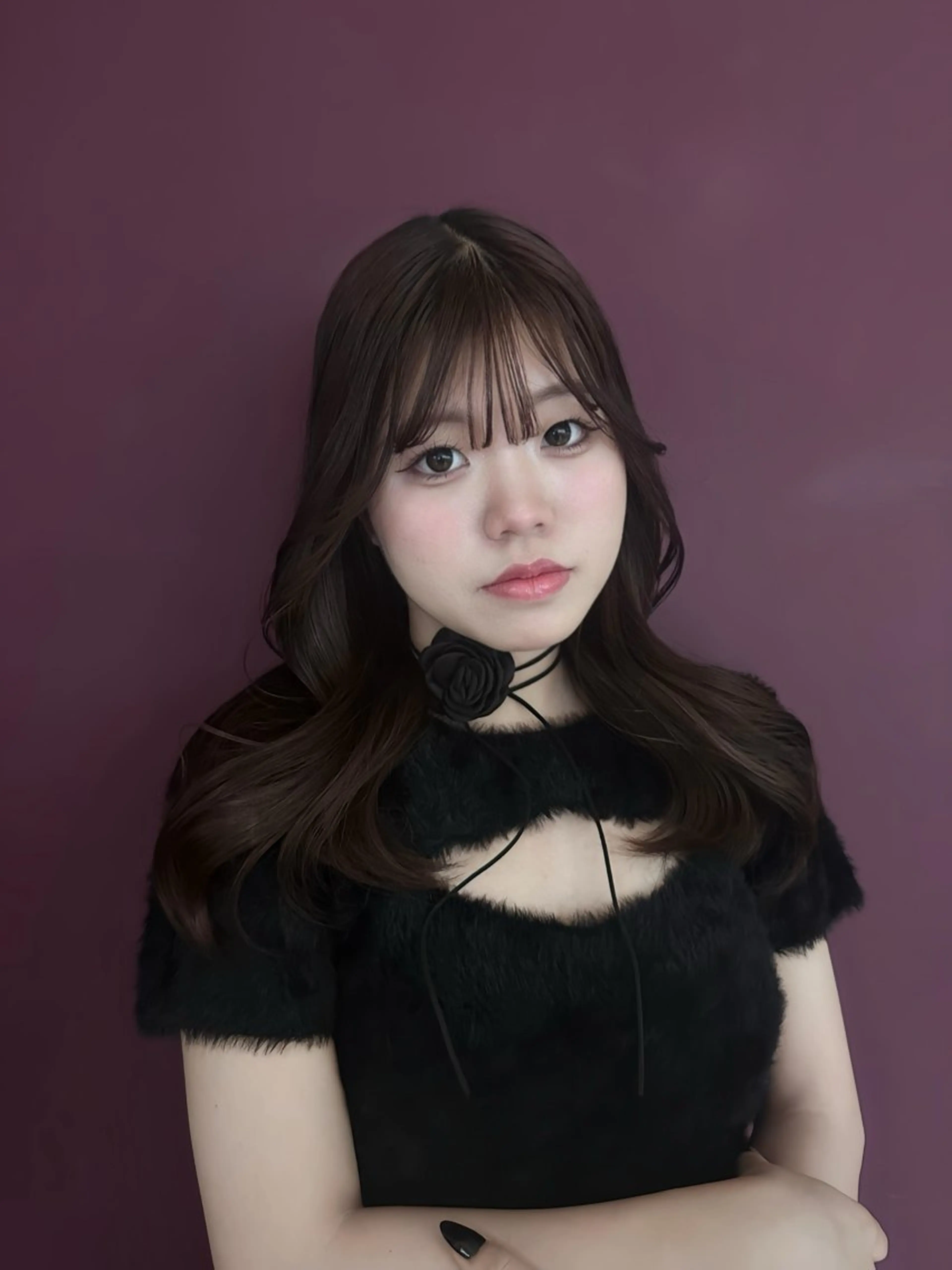 ミディアム カラー ヘアカラー 美白透明感カラー 🤍／kazukiのヘアスタイル