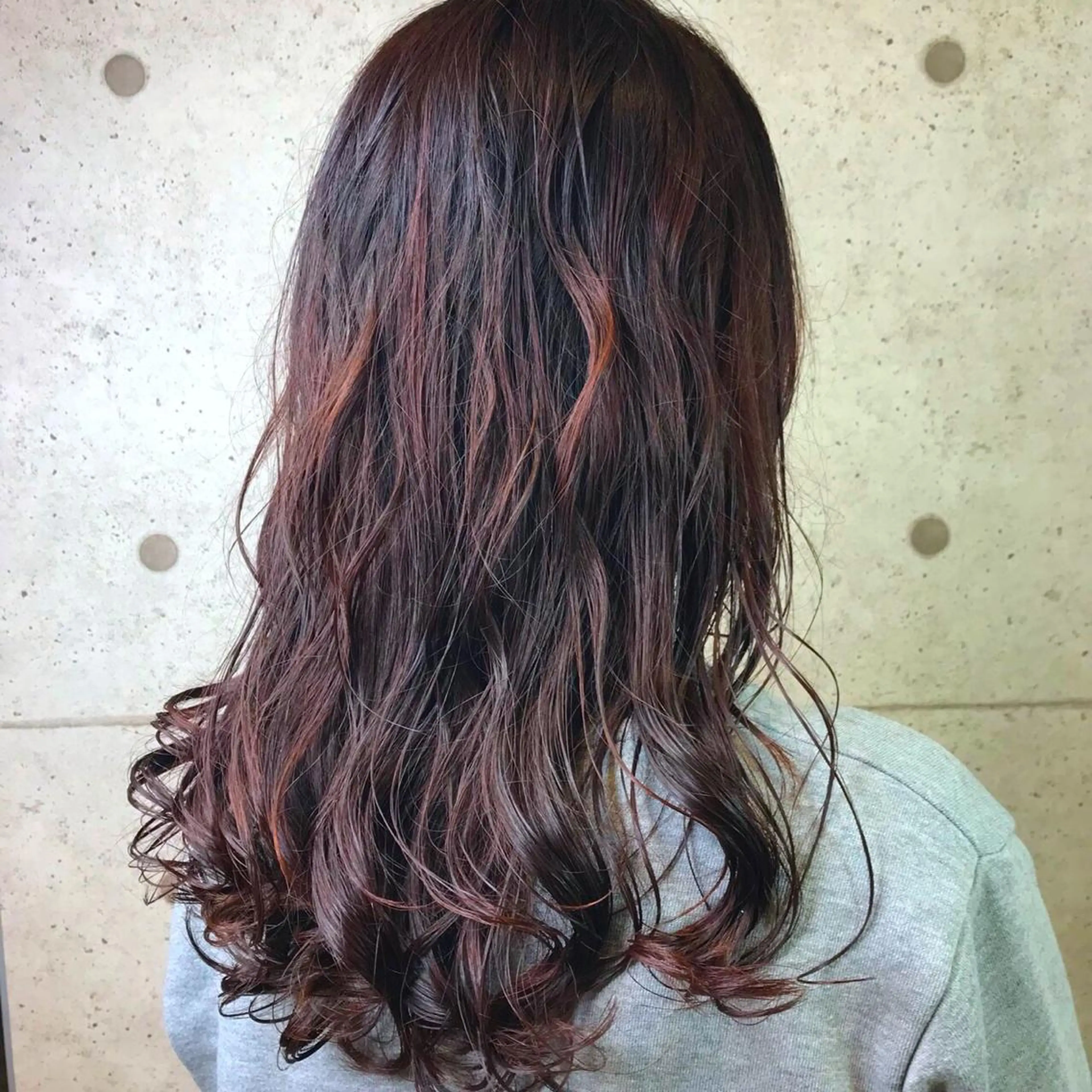 セミロング ヘアカラー トリートメント エリア人気No.1 美容室Ash西船橋のヘアスタイル