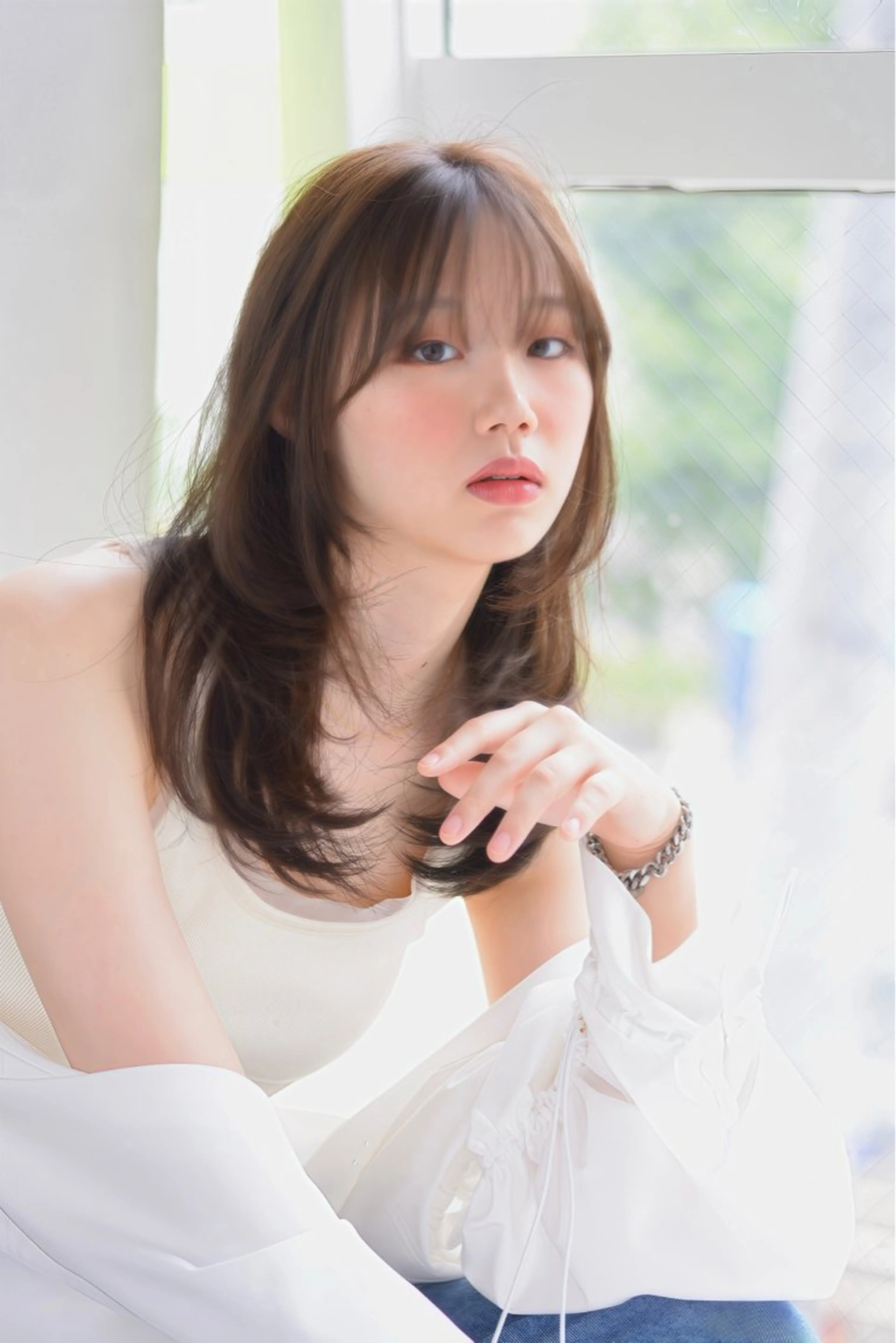 【レイヤーカット】カット✂️+透明感カラー+トリートメントの写真