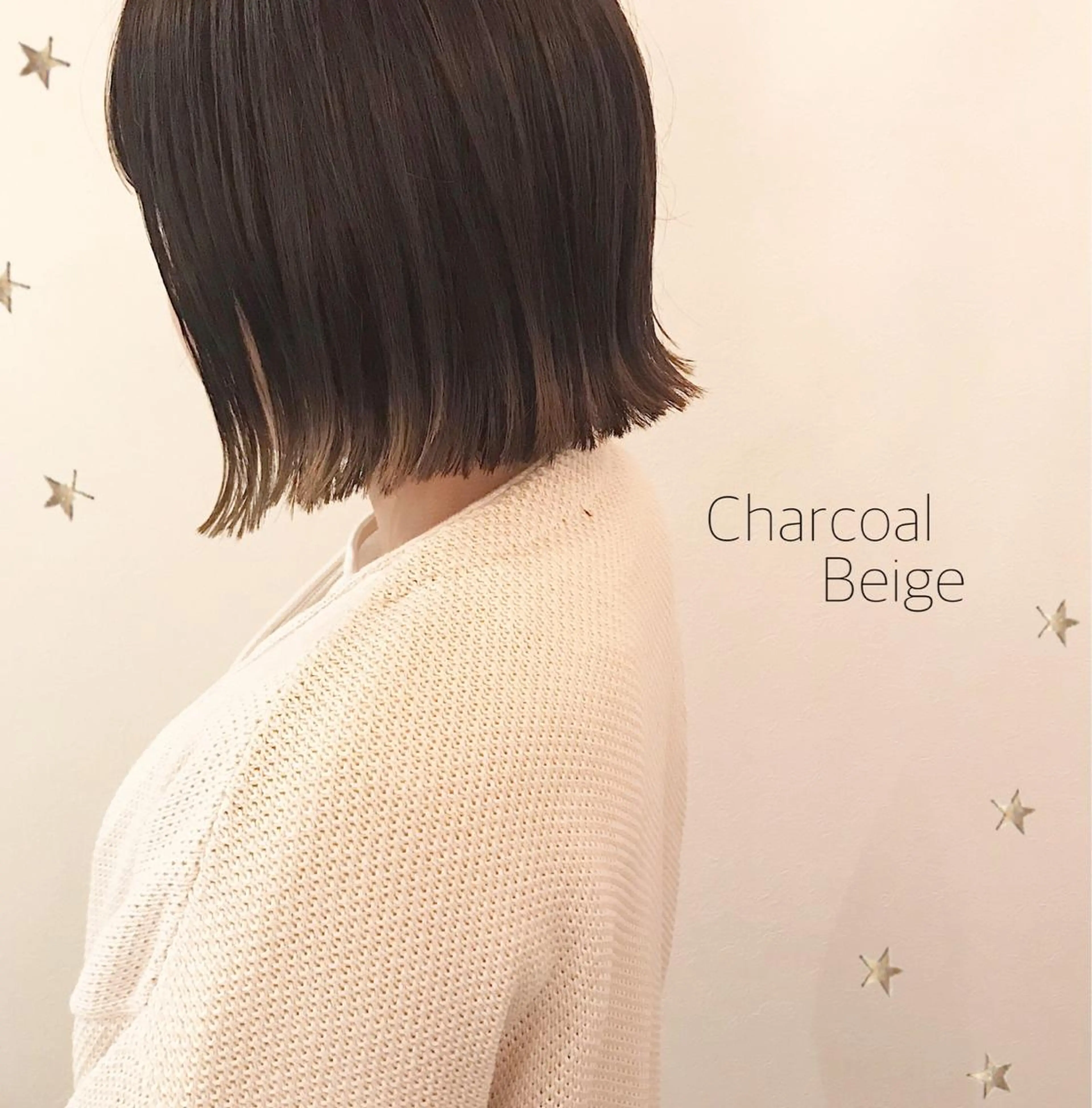 ミディアム カラー 市川 千夏のヘアスタイル