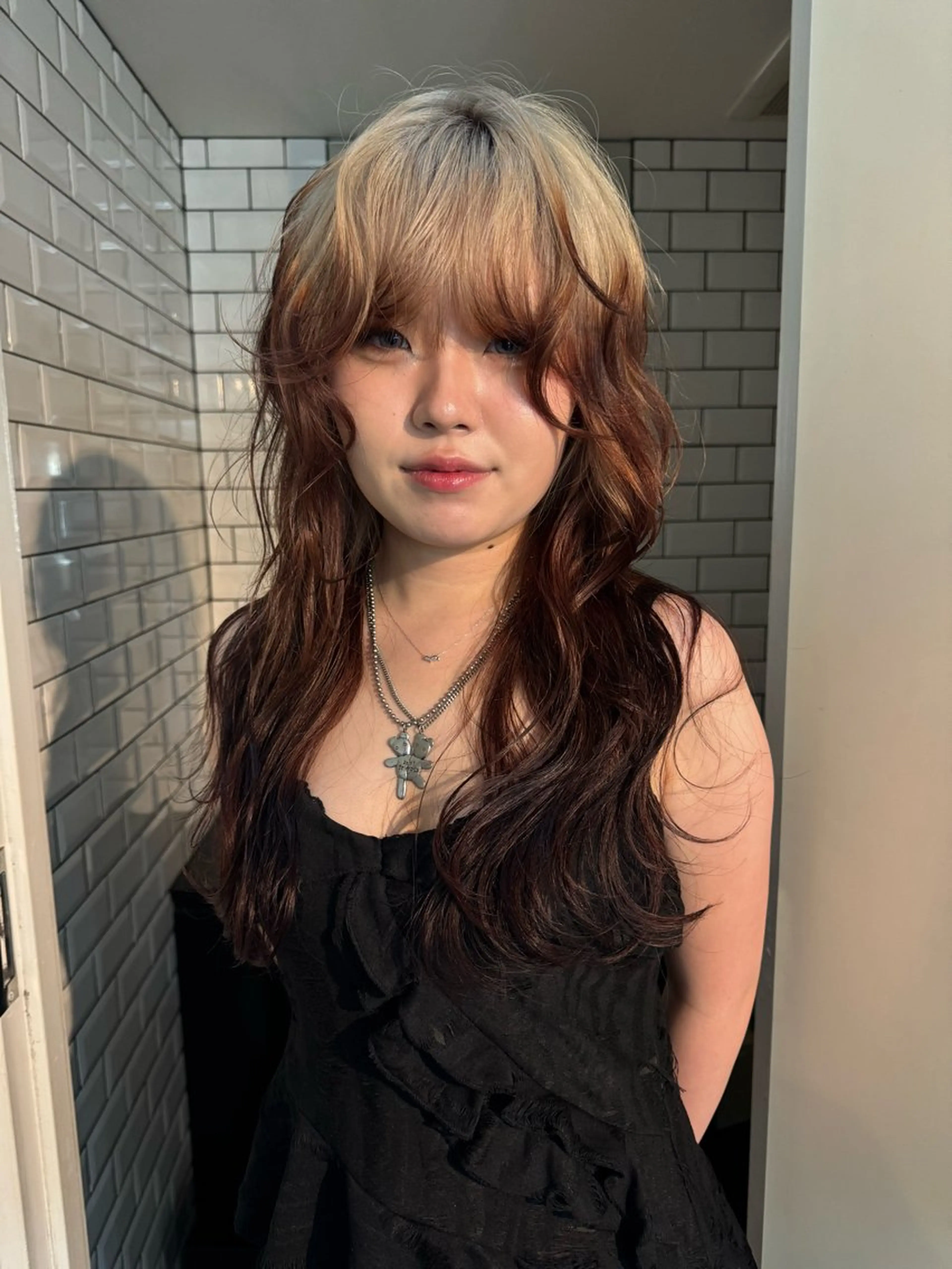 カラー 海外風 パーマ/たいきのヘアスタイル