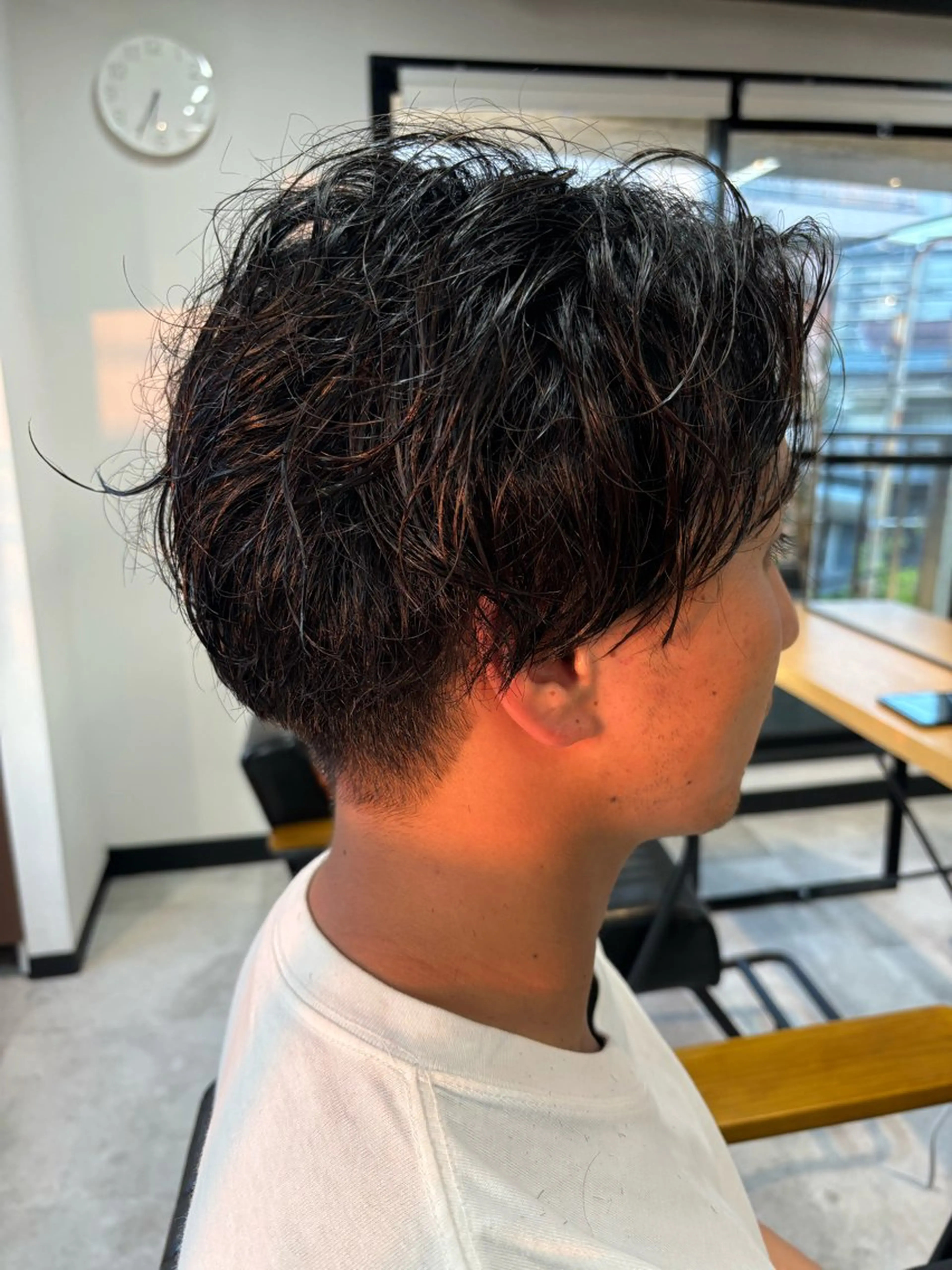 パーマ メンズ カット パーマ 伊藤 那月のヘアスタイル