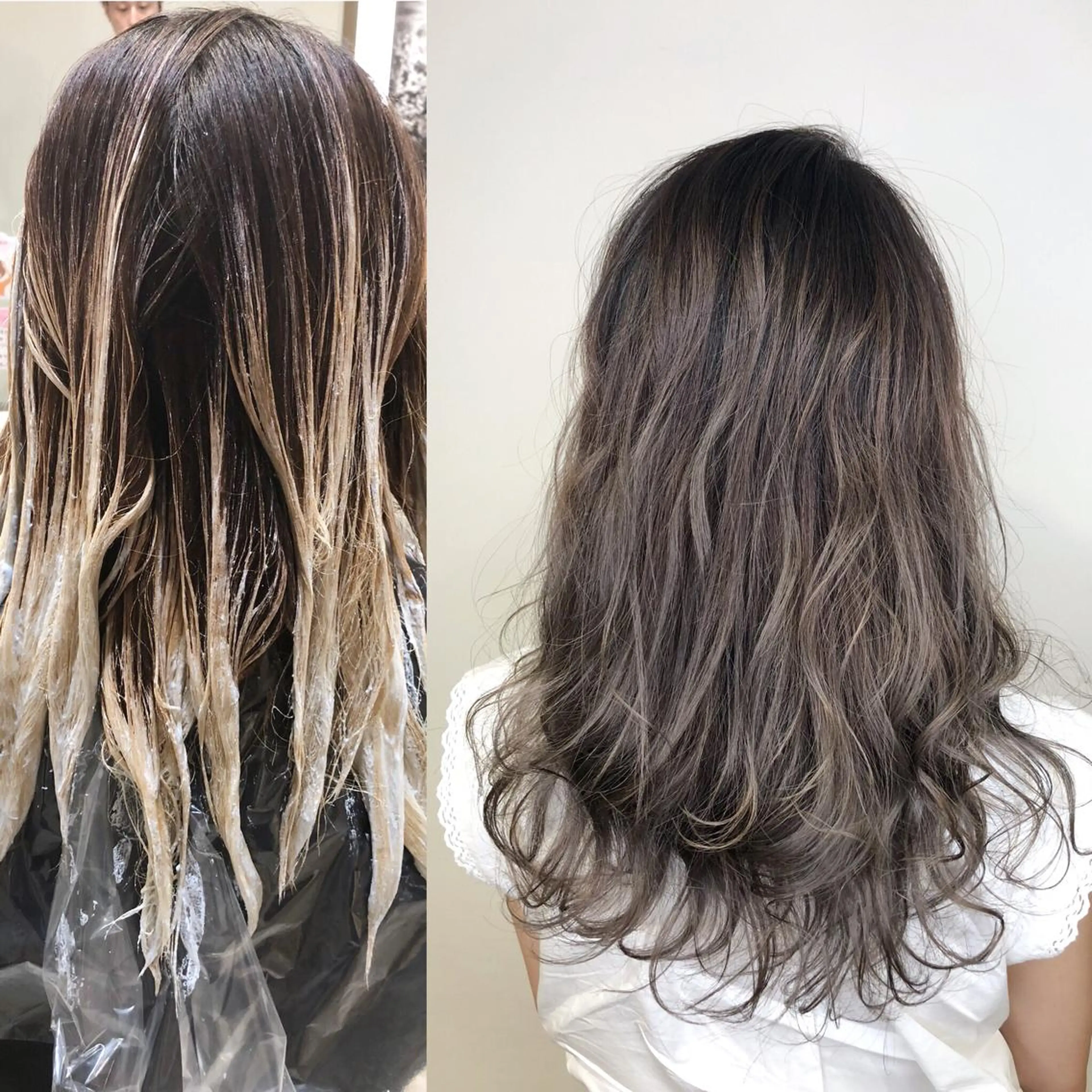 セミロング カラー ブリーチ ケアブリーチ ダブルカラー メンズヘア特化 崎田 成人のヘアスタイル