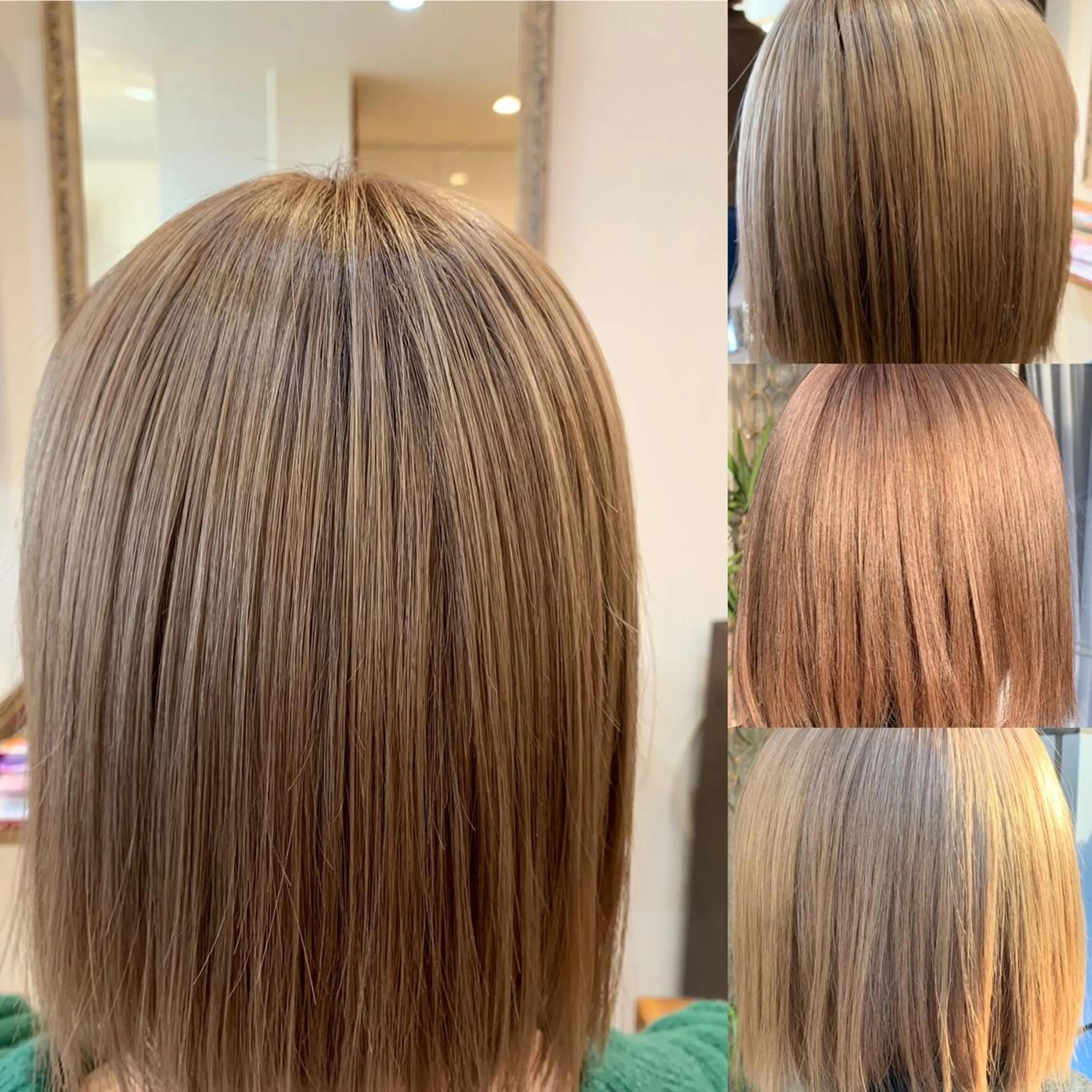 カット＆ブリーチ&カラー&18種のアミノ酸のトリートメントの写真