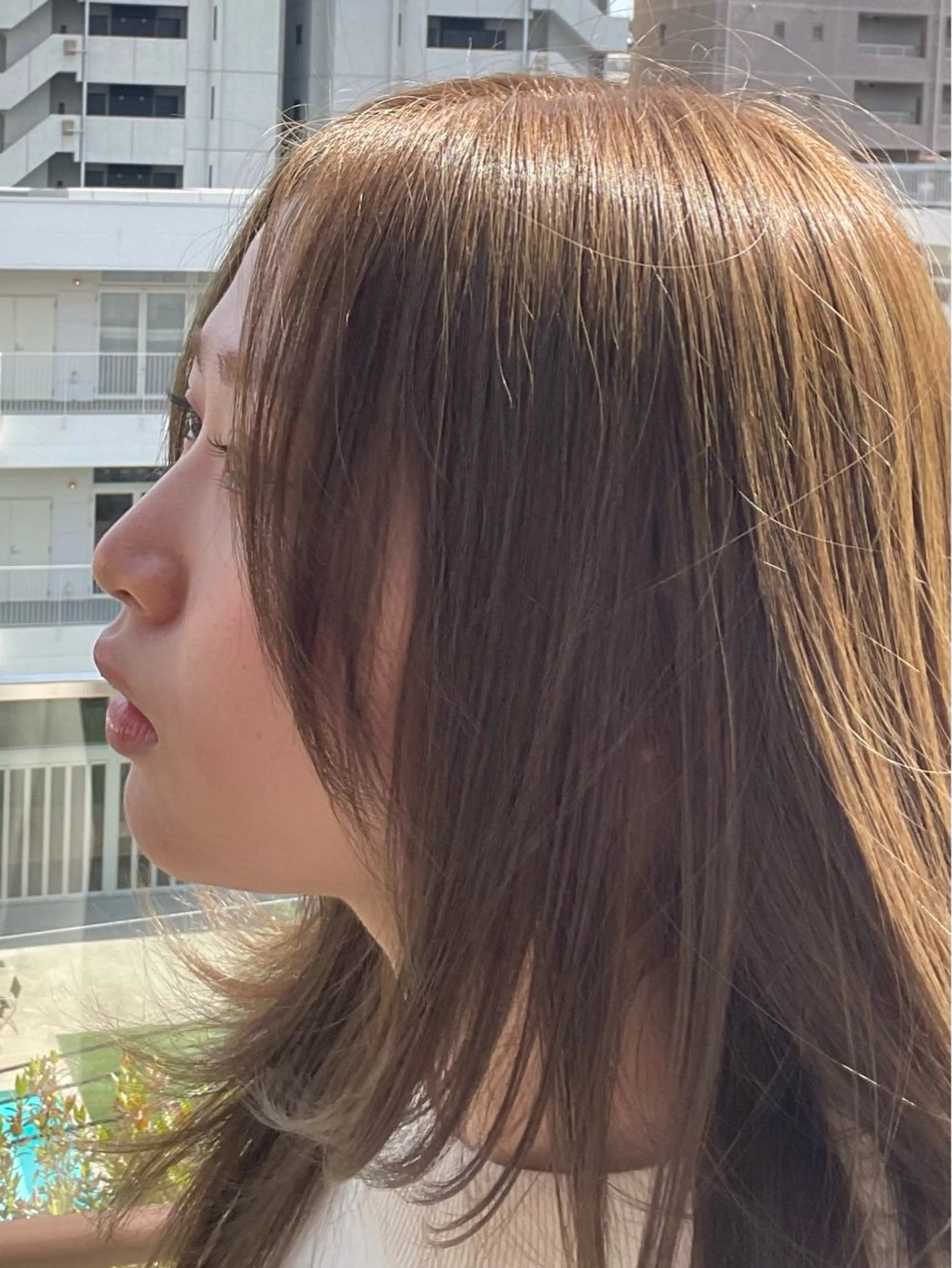 セミロング ヘアカラー トリートメント 園田 渉 ◤SHIKIO◢のヘアスタイル