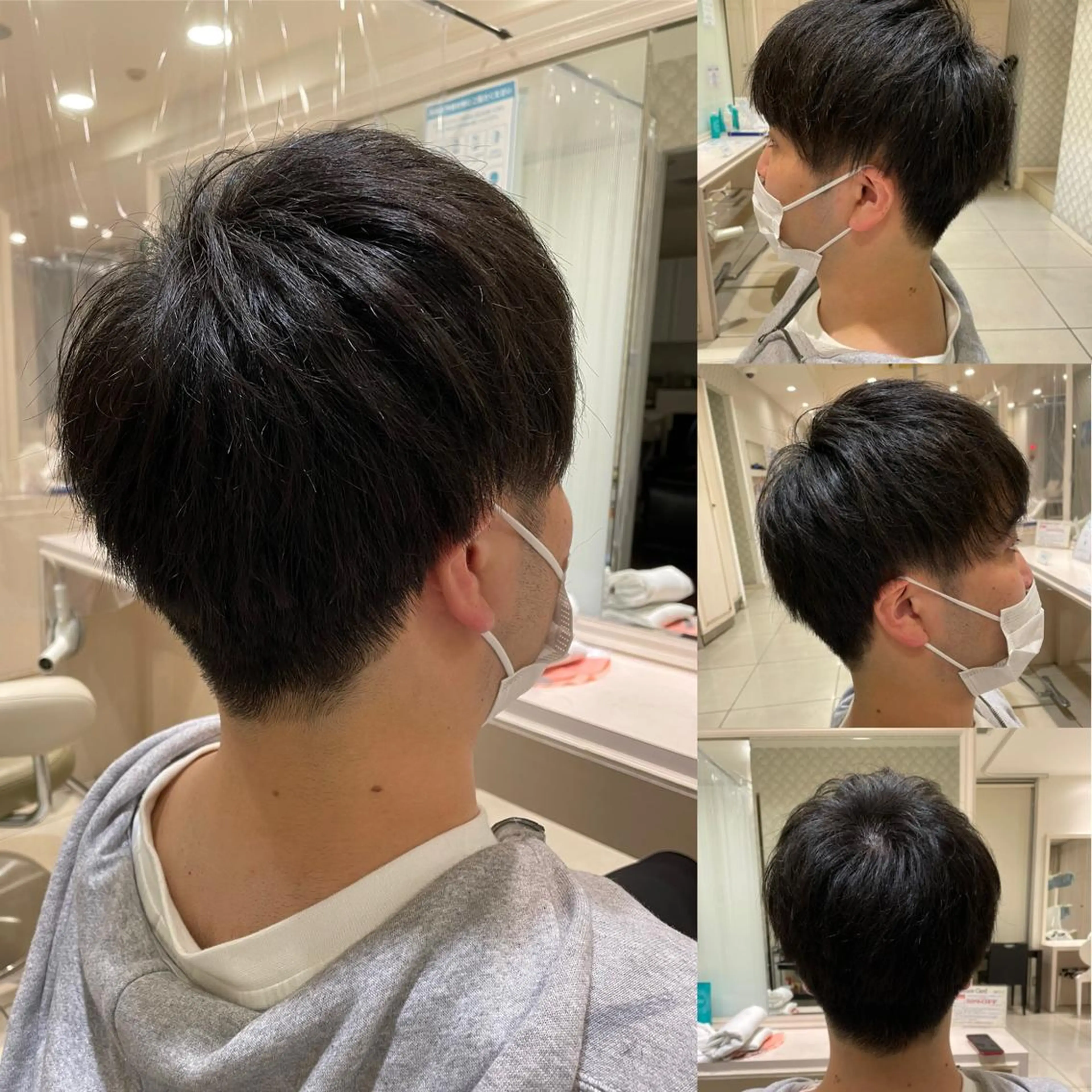メンズ 白髪ぼかしデザイン ハイライト/宮本純登のヘアスタイル