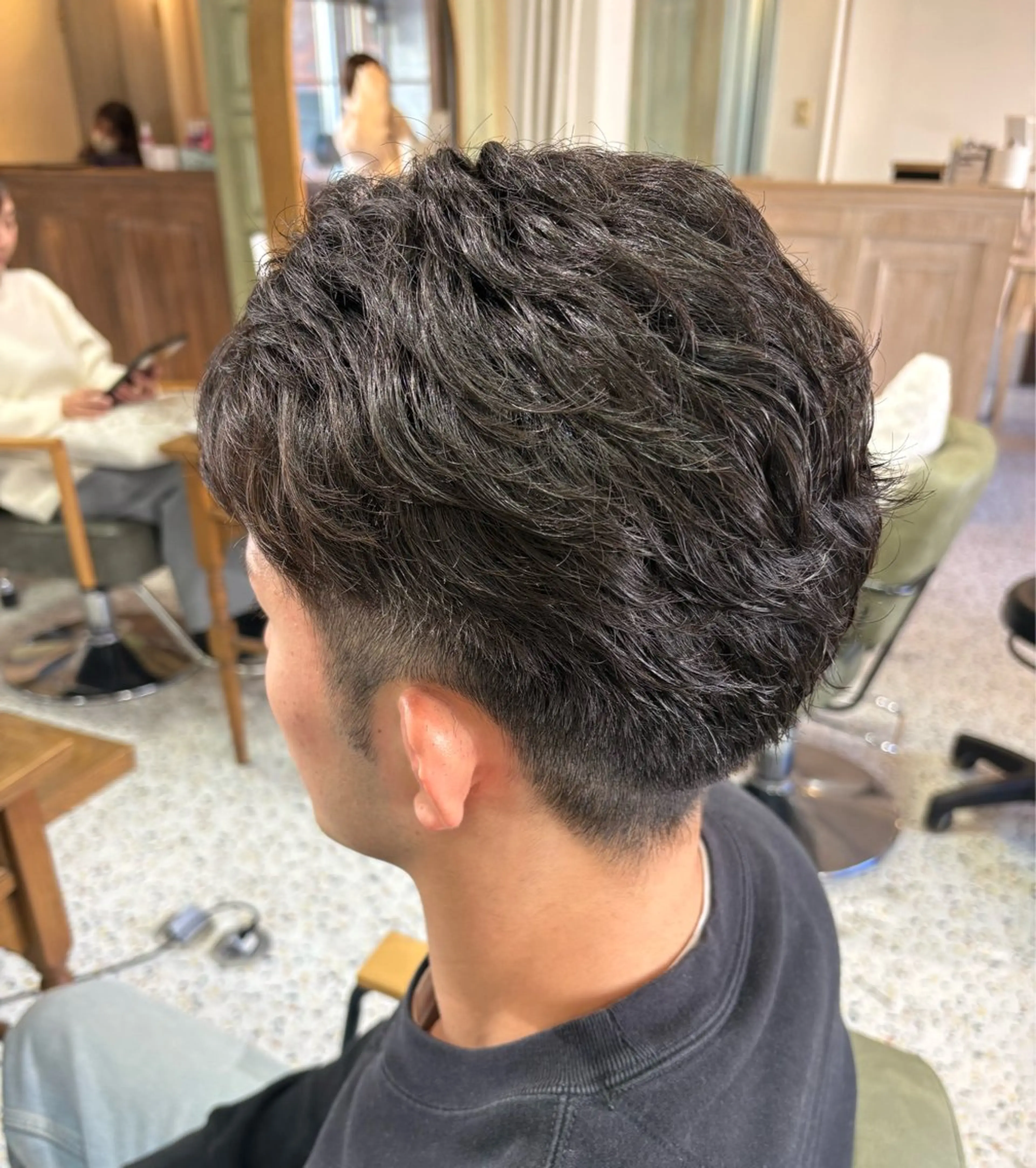 パーマ メンズ 中澤 衿葉のヘアスタイル