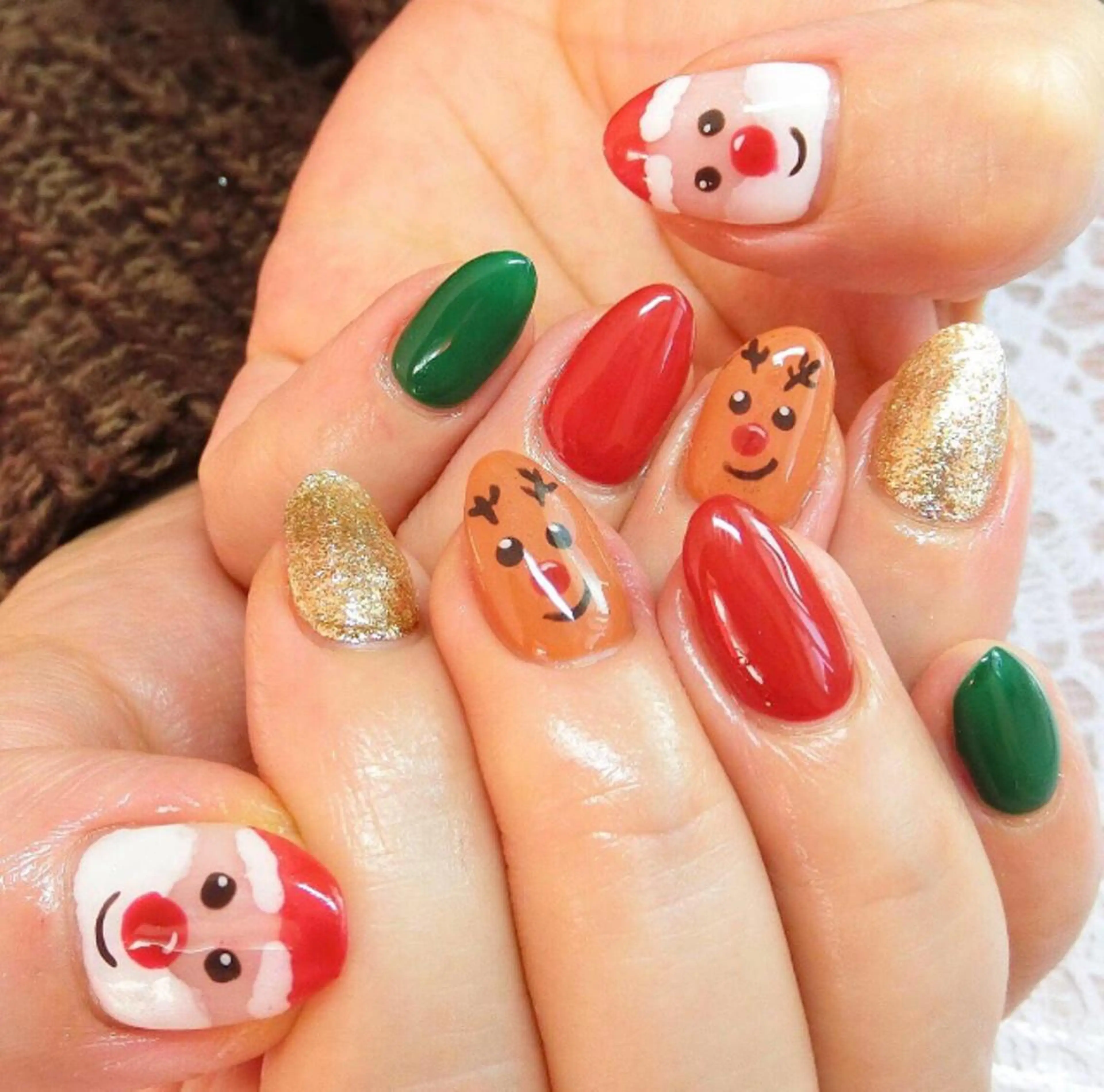 ネイル 🌙都岡 ムーンネイルのネイルデザイン