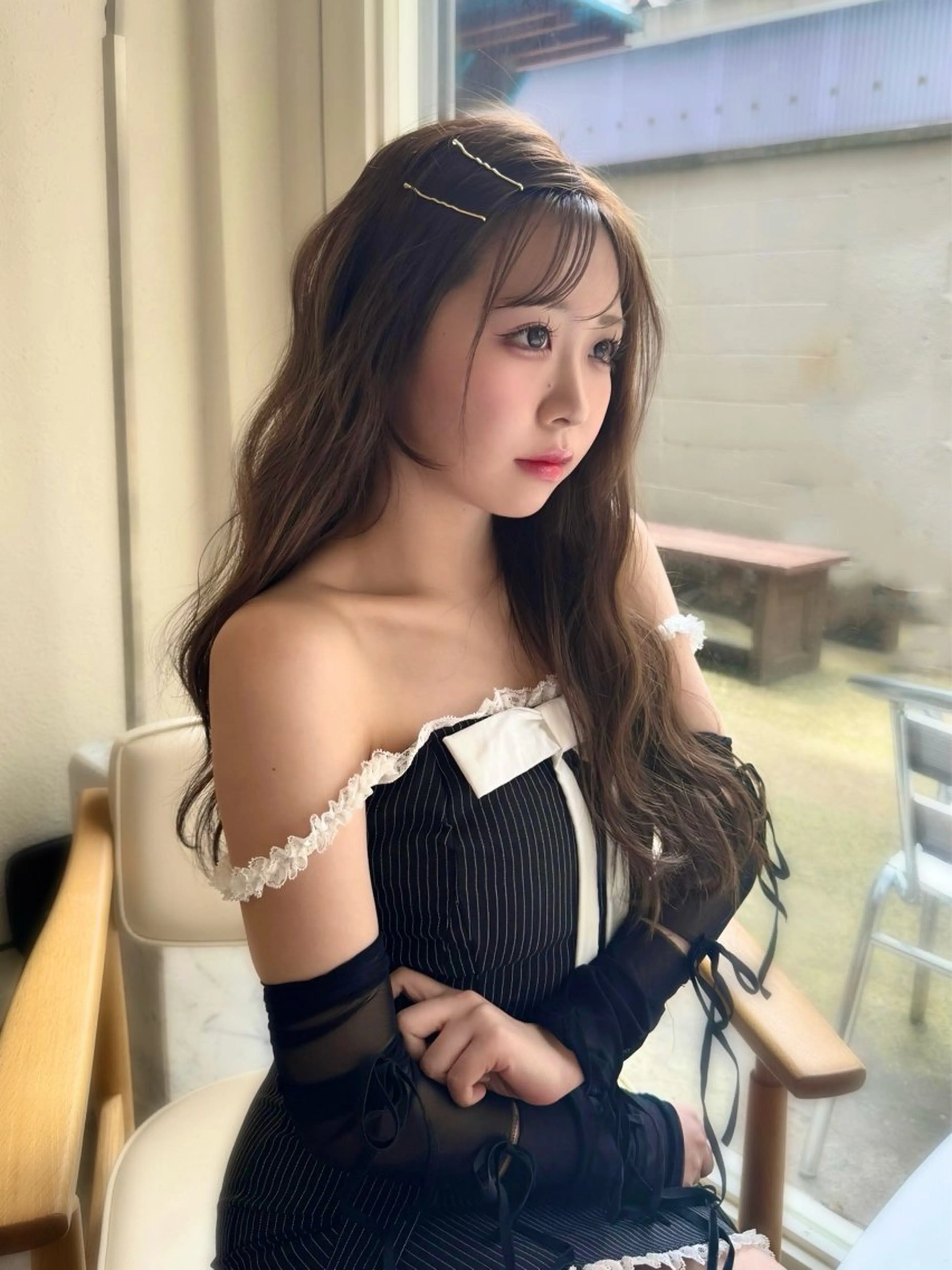 ロング カラー 韓国風ヘア カット ヘアカラー 🎀taro ブリーチなしカラーのヘアスタイル