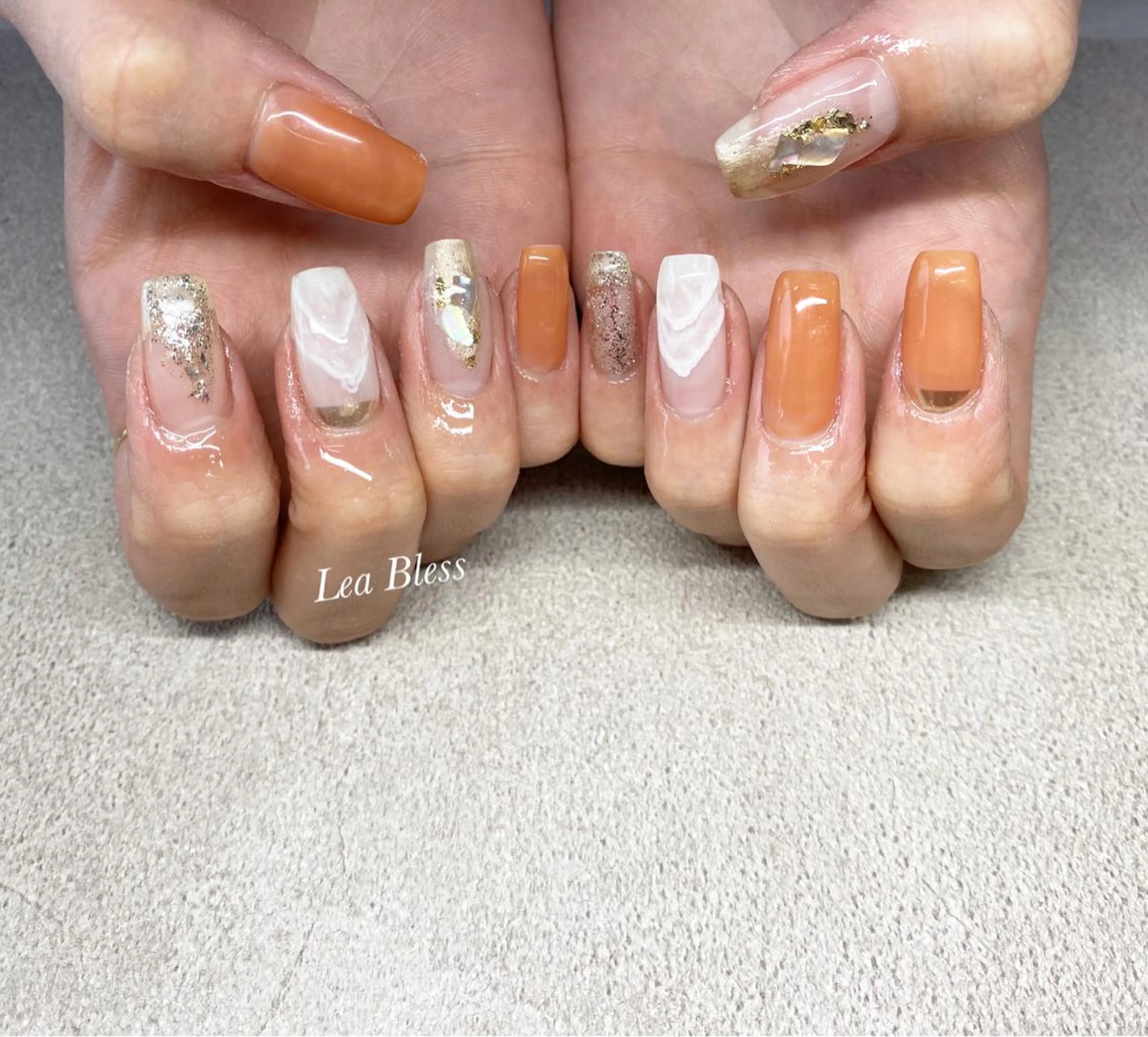 ネイル ハンドネイル Lea Bless 河原町のネイルデザイン