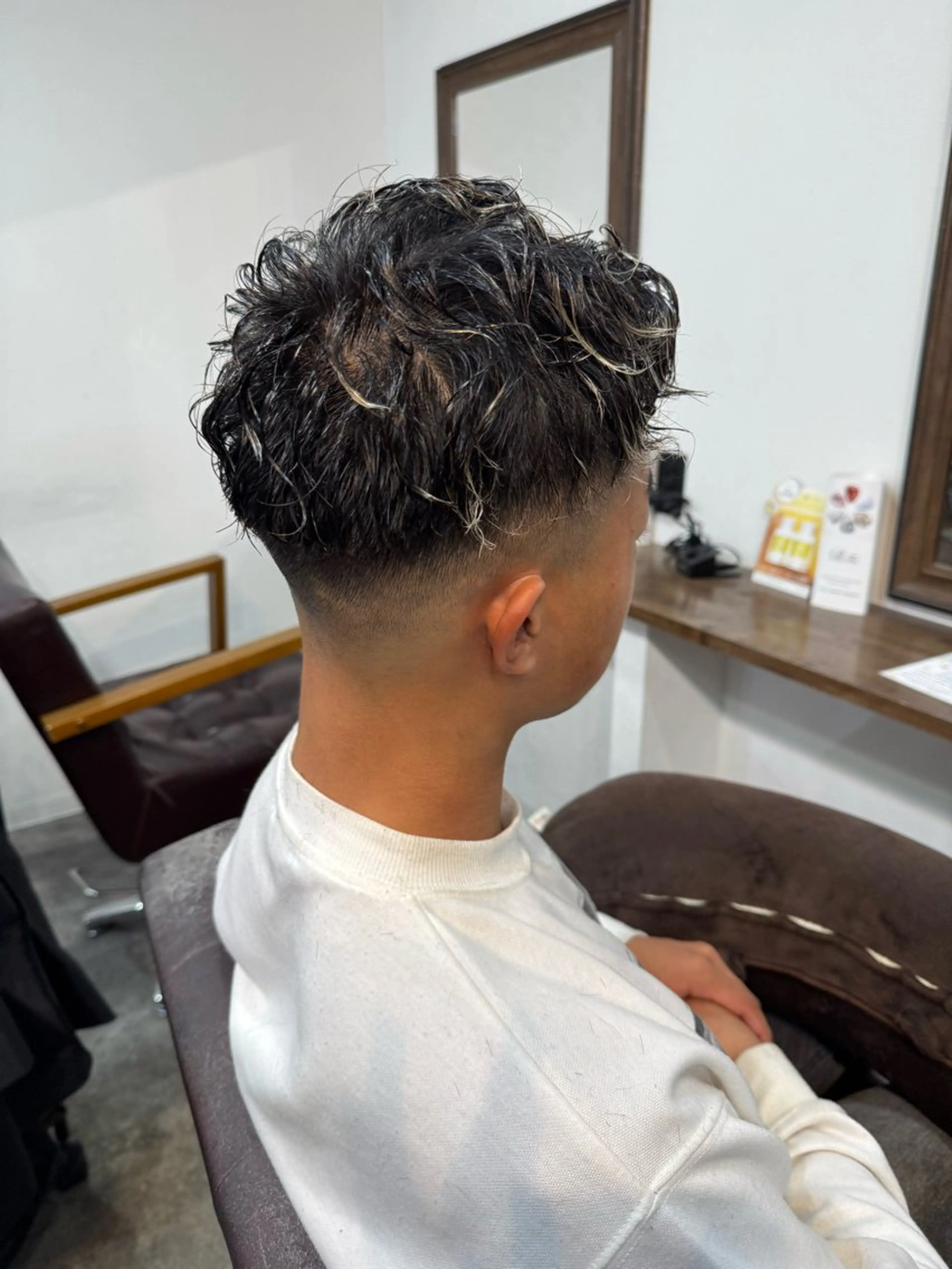 カラー パーマ メンズ AKI 🐉のヘアスタイル