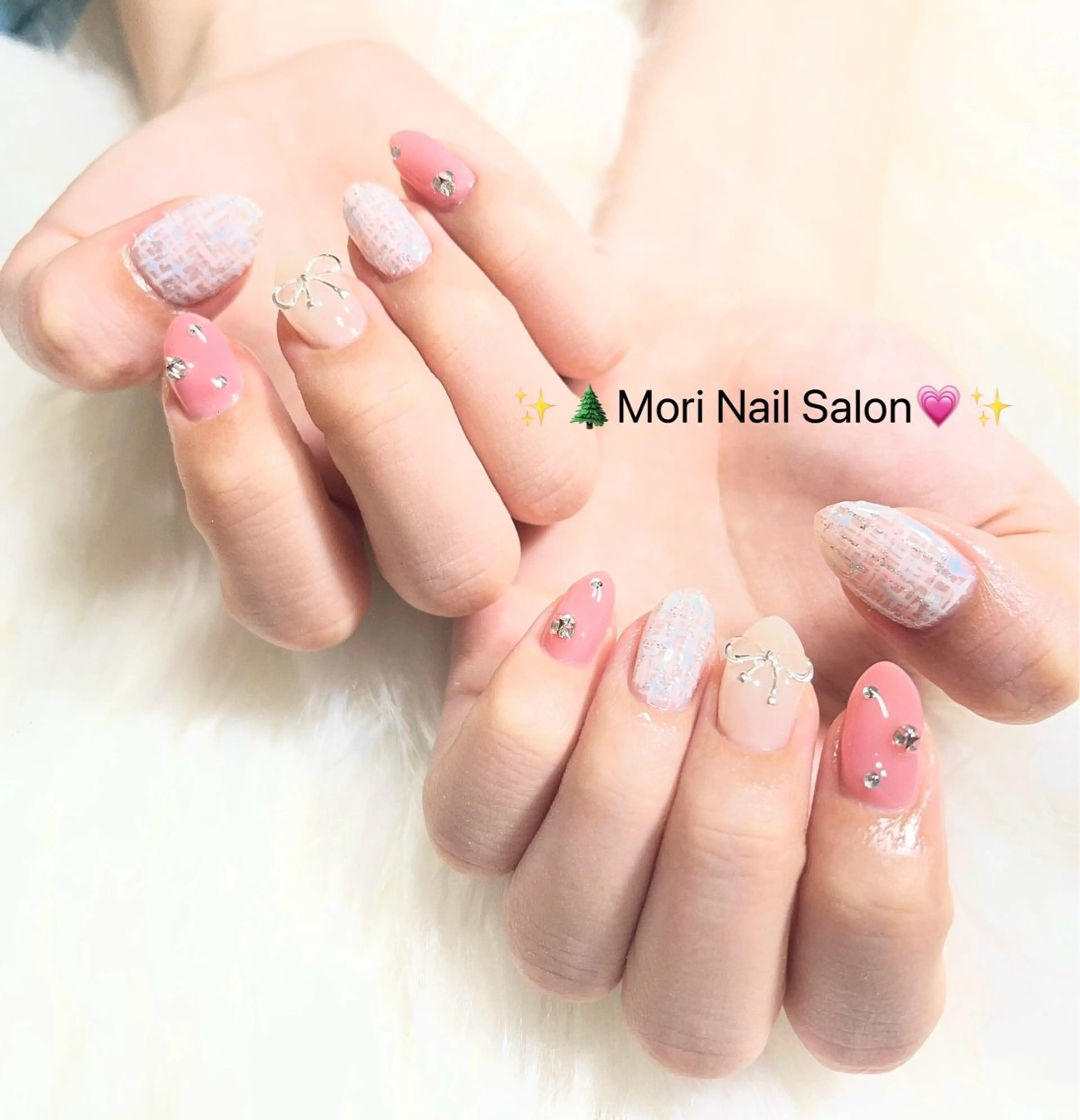 ネイル 冬ネイル クリスマス MORI ネイル SALONのネイルデザイン