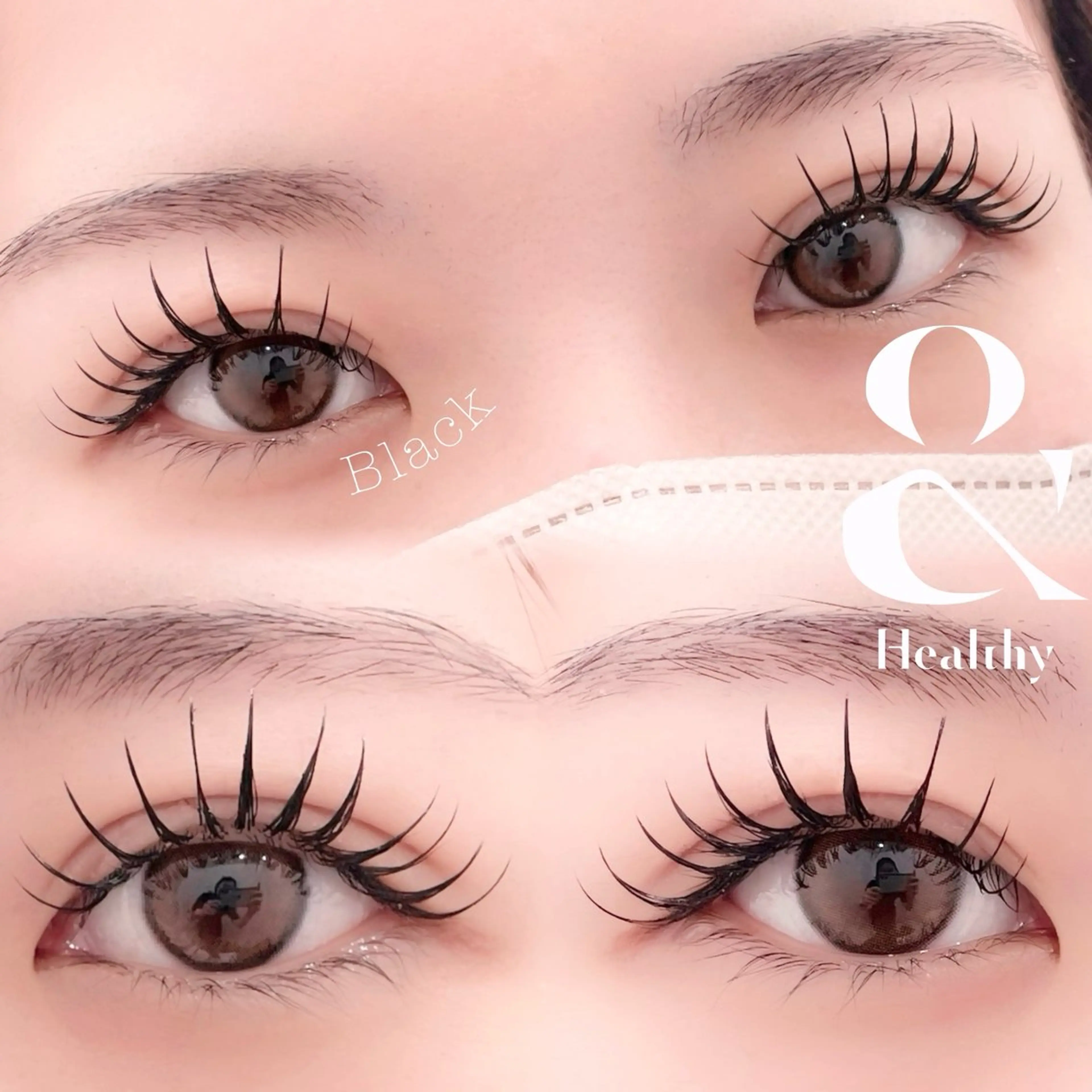 フラットラッシュブラック120本で&Healthy🤍［1月​〜​価格］の写真