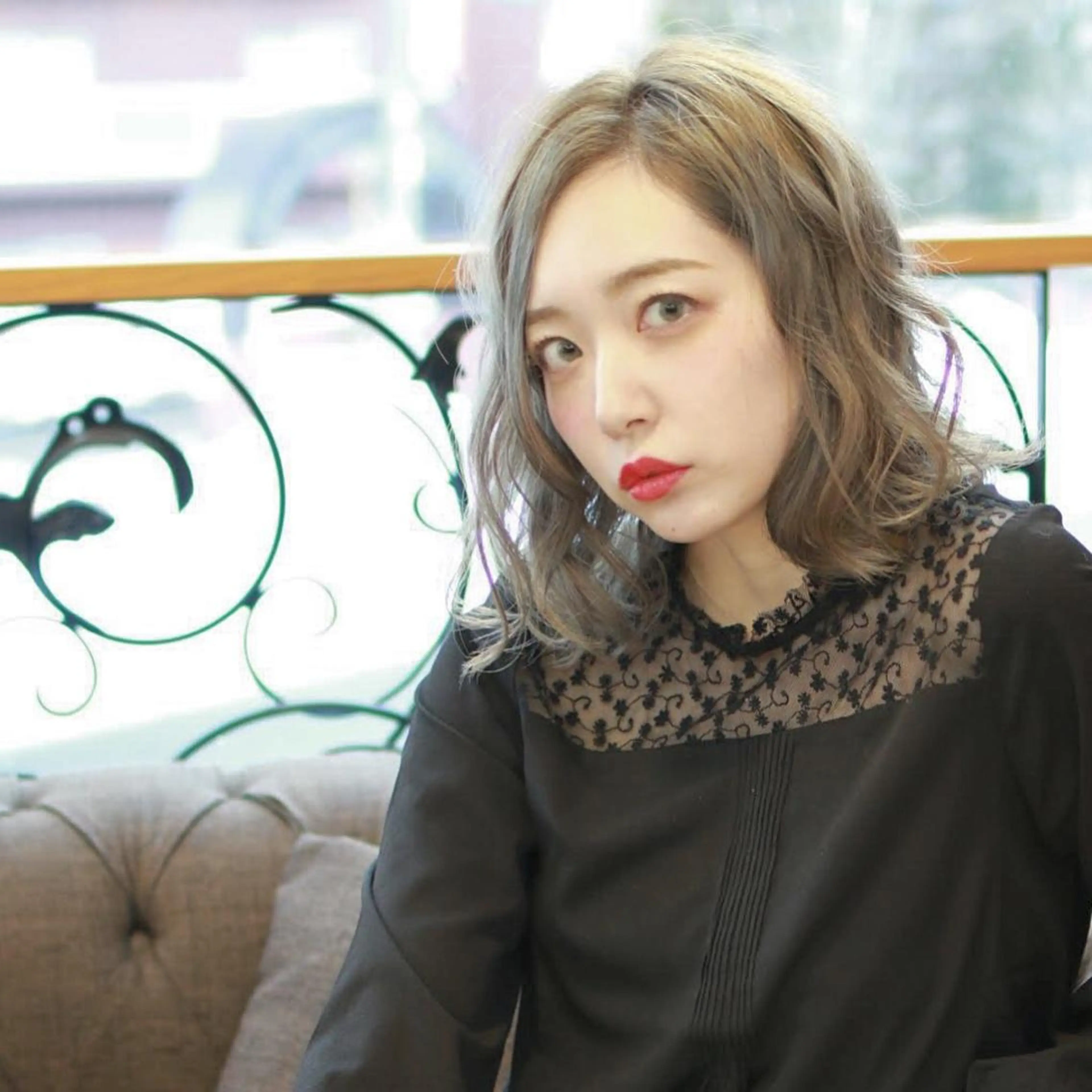 ミディアム カラー 斉藤 貴也のヘアスタイル