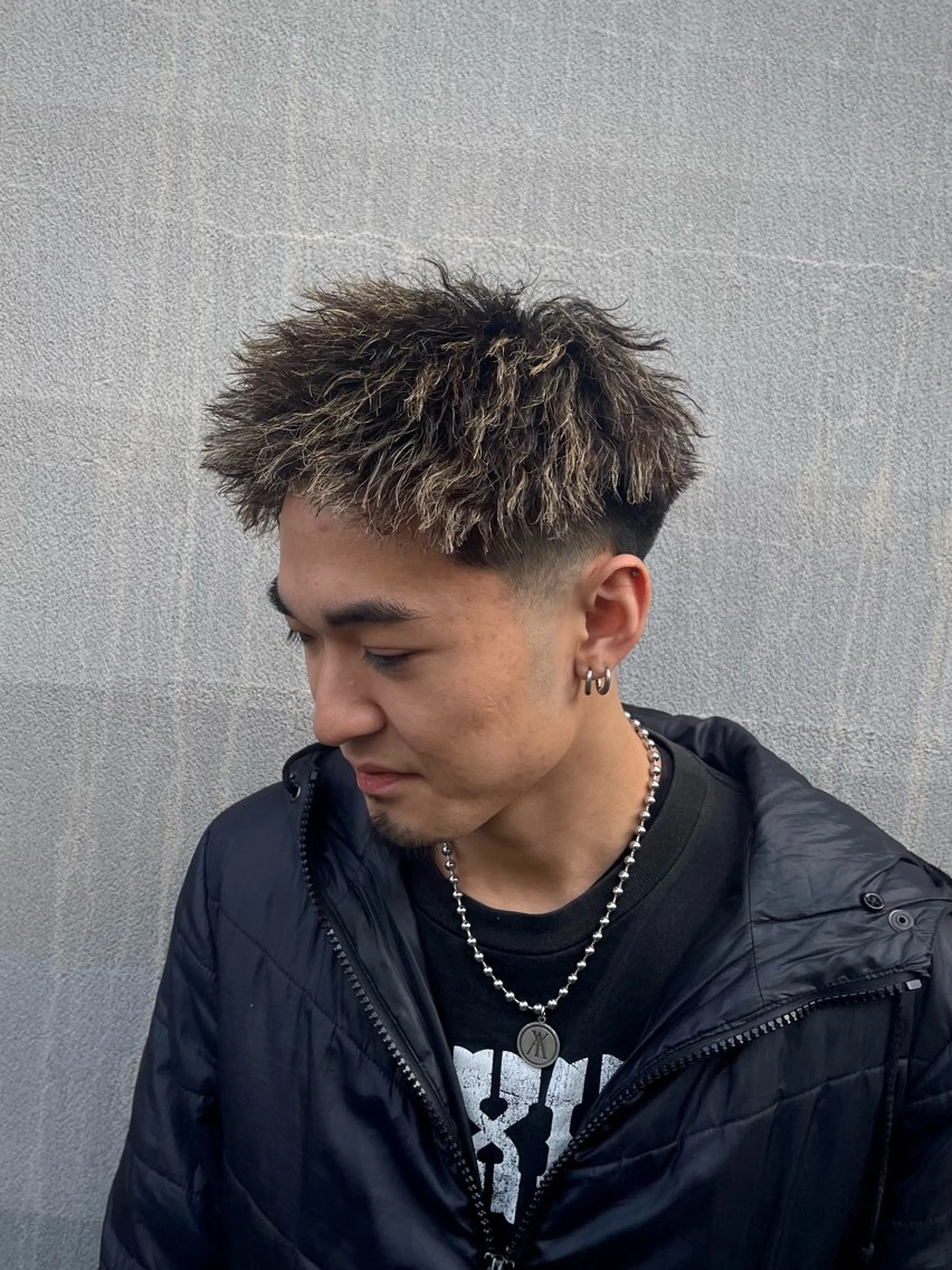 ショート カラー パーマ カット ヘアカラー パーマ 【再現性120%】 🔥龍也リュウヤ🔥のヘアスタイル