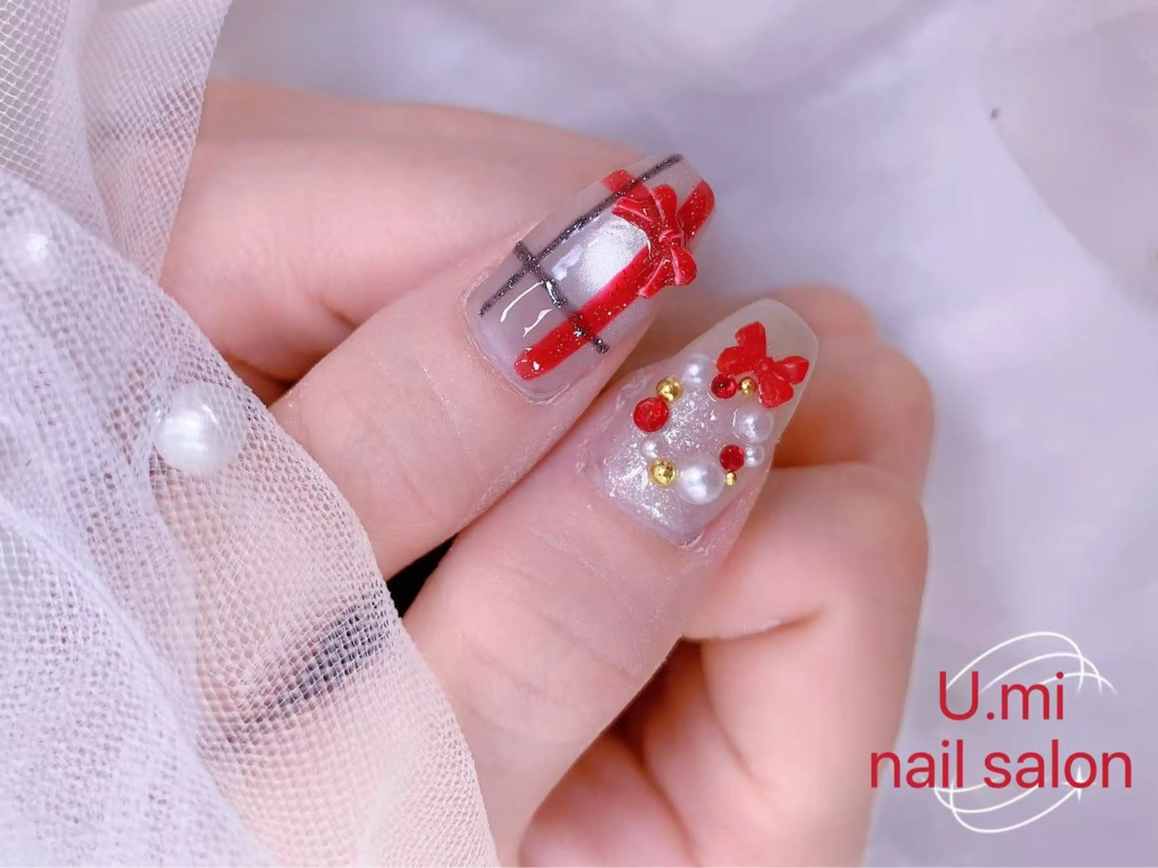 ネイル U・mi  nail salon【長さ出し/パラジェル/持ち込み/定額ネイル/学割U24】所属・Uminail ゆうゆうのネイルデザイン