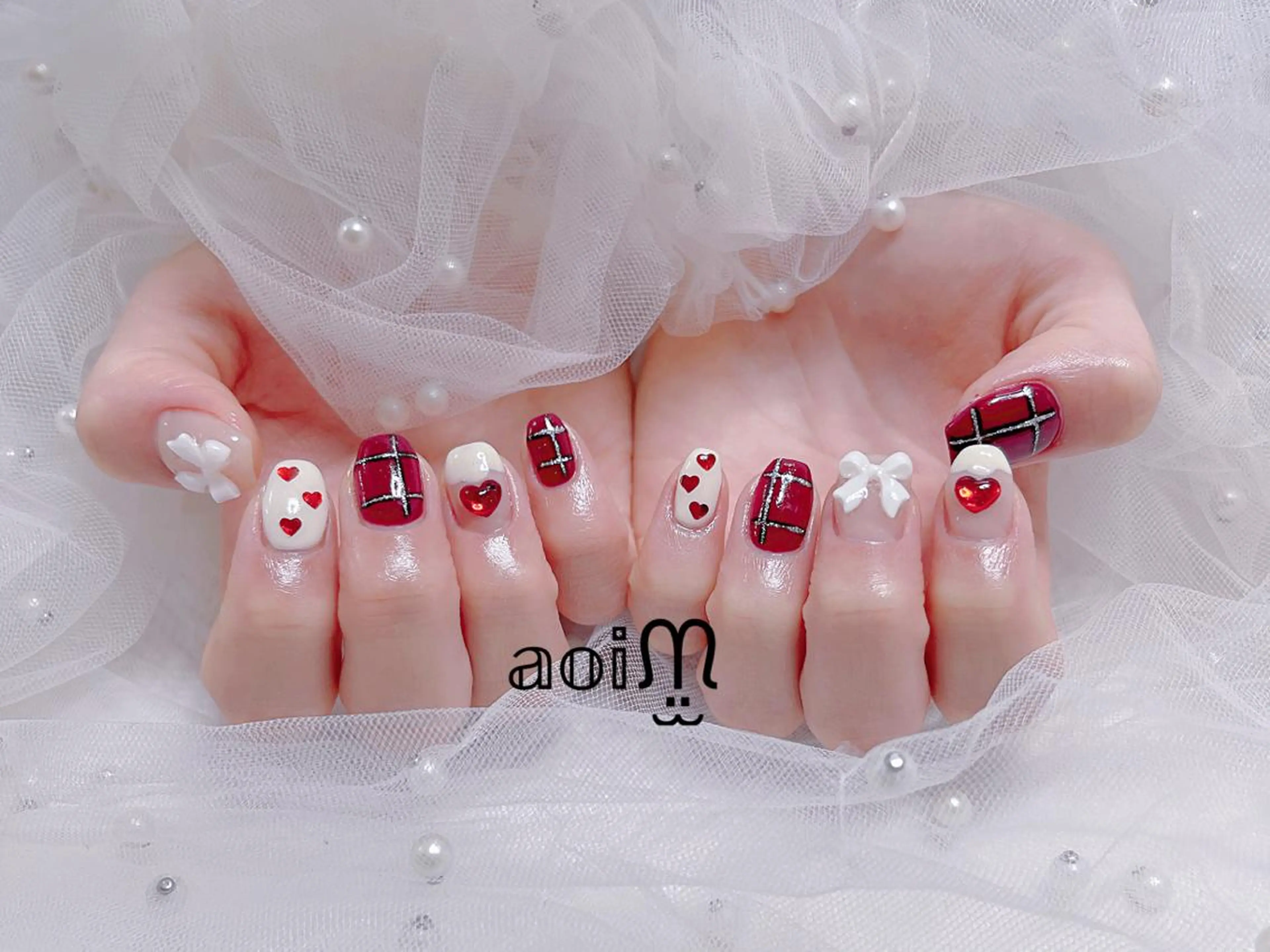 ネイル 葵うさぎ AIのネイルデザイン