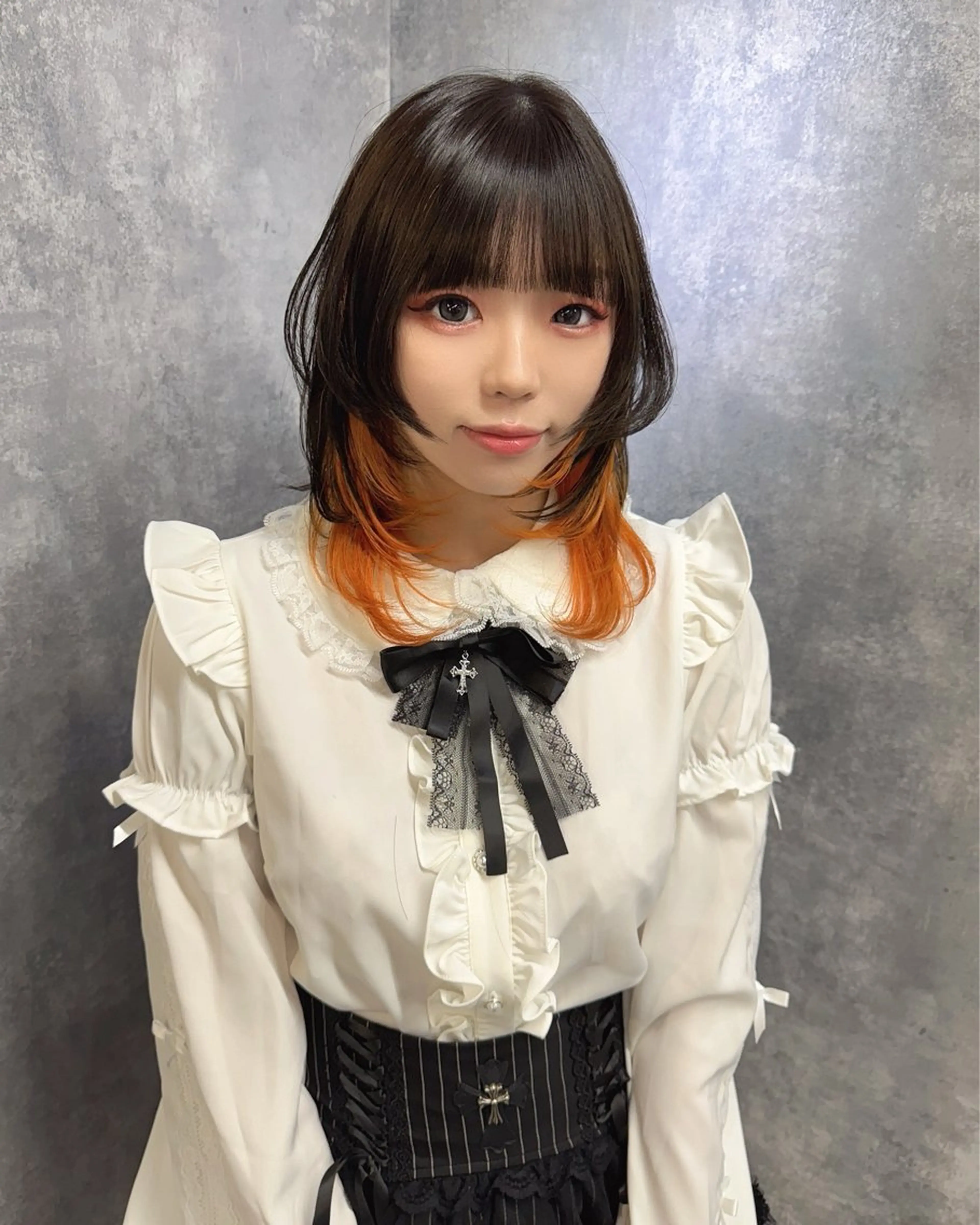 ミディアム ヘアカラー ♡ハッシュカット/ レイヤー/yucoのヘアスタイル