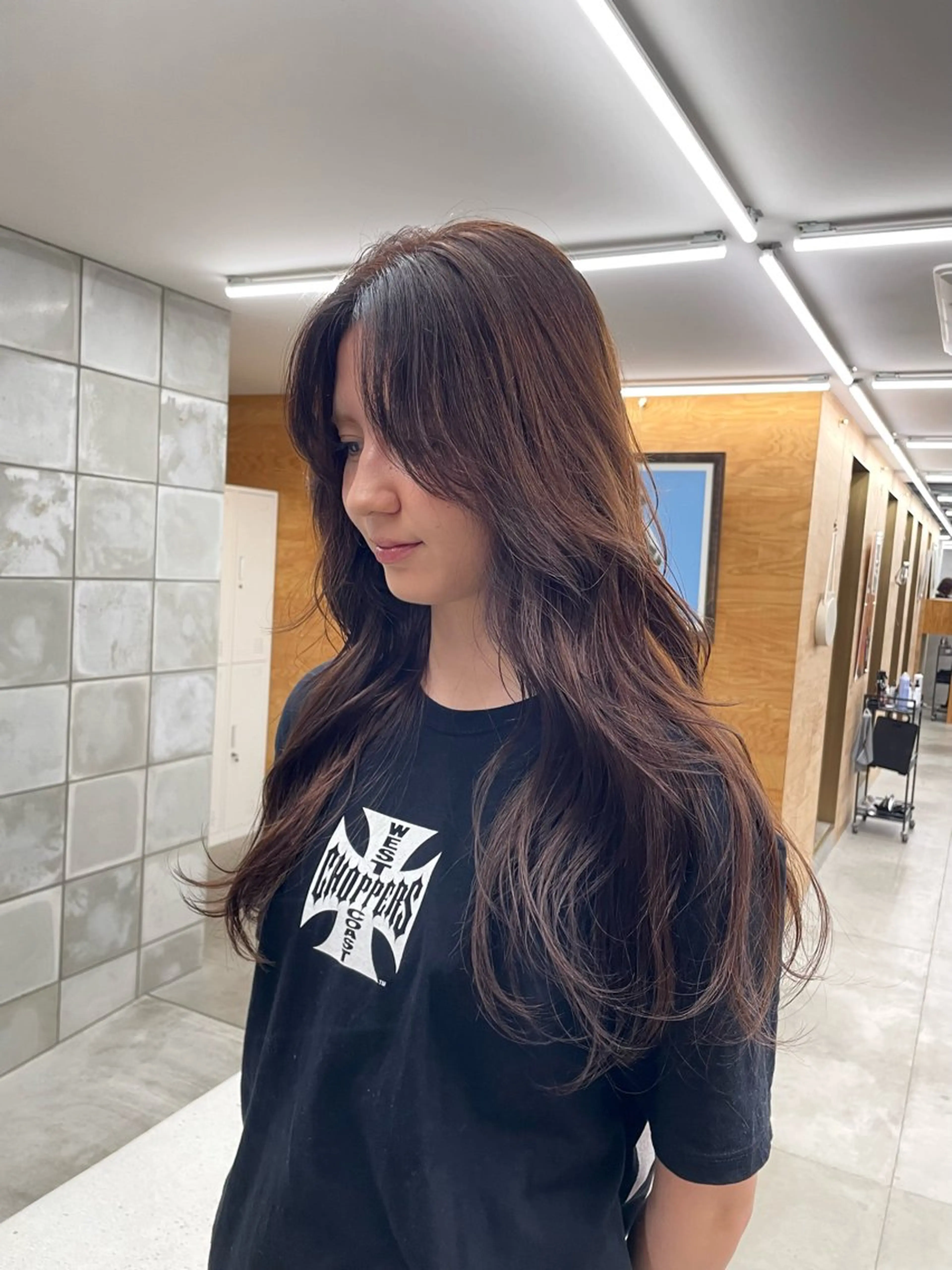 ロング カラー ブラウンカラー ! Mireiのヘアスタイル