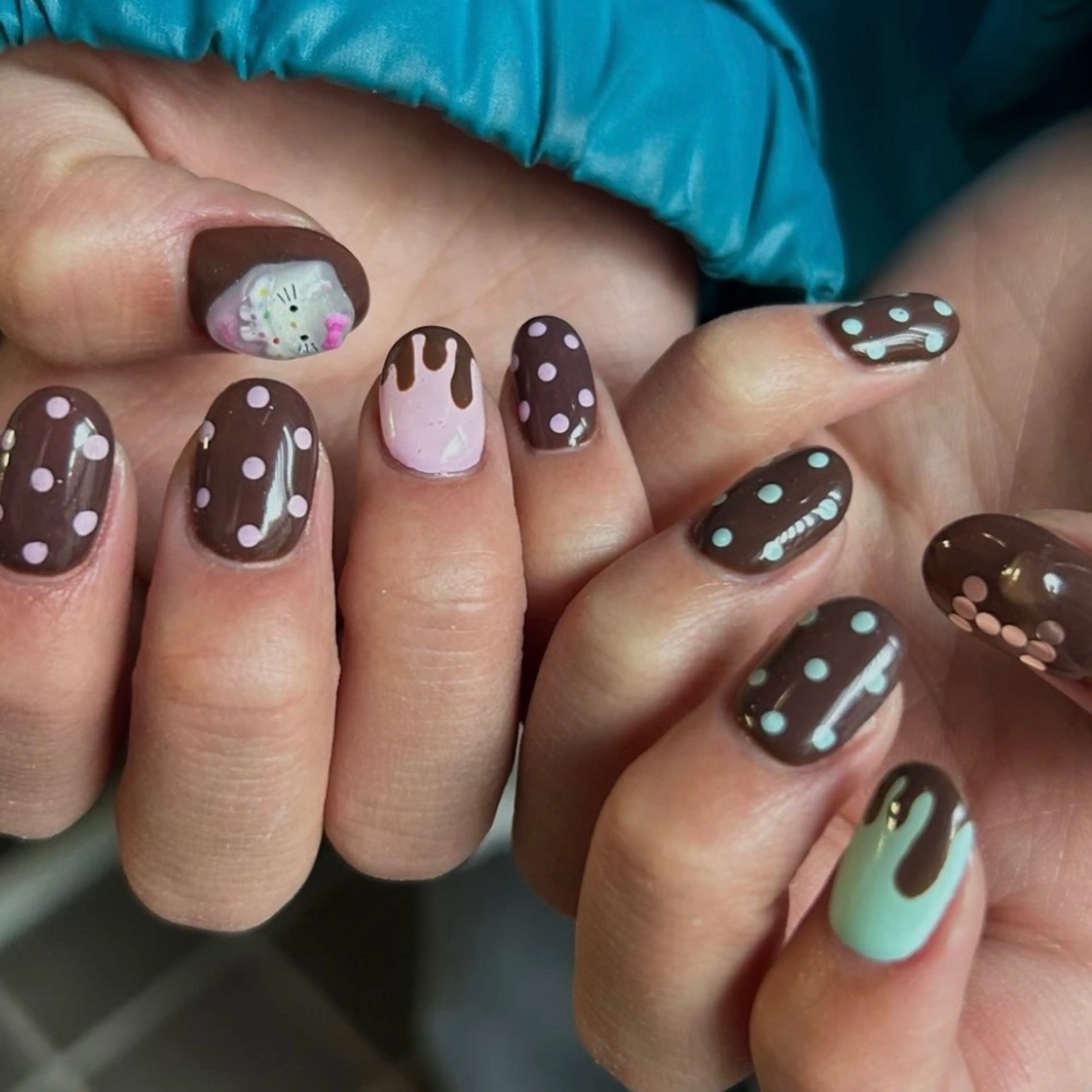 ネイル こゆび /中崎町ネイル🌟のネイルデザイン