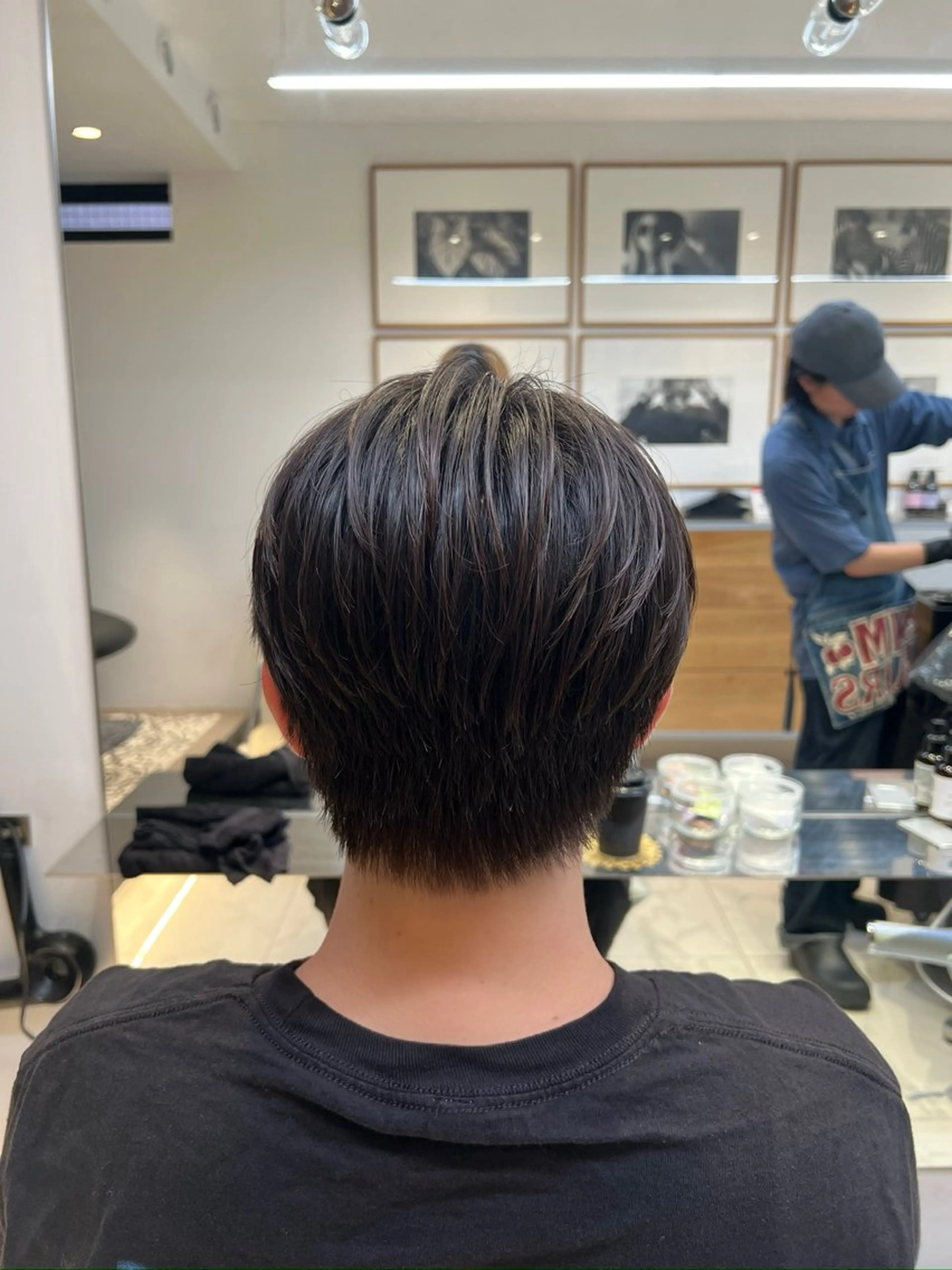 メンズ 似合わせくすみカラー ‎/縮毛/川添桃花‎のヘアスタイル