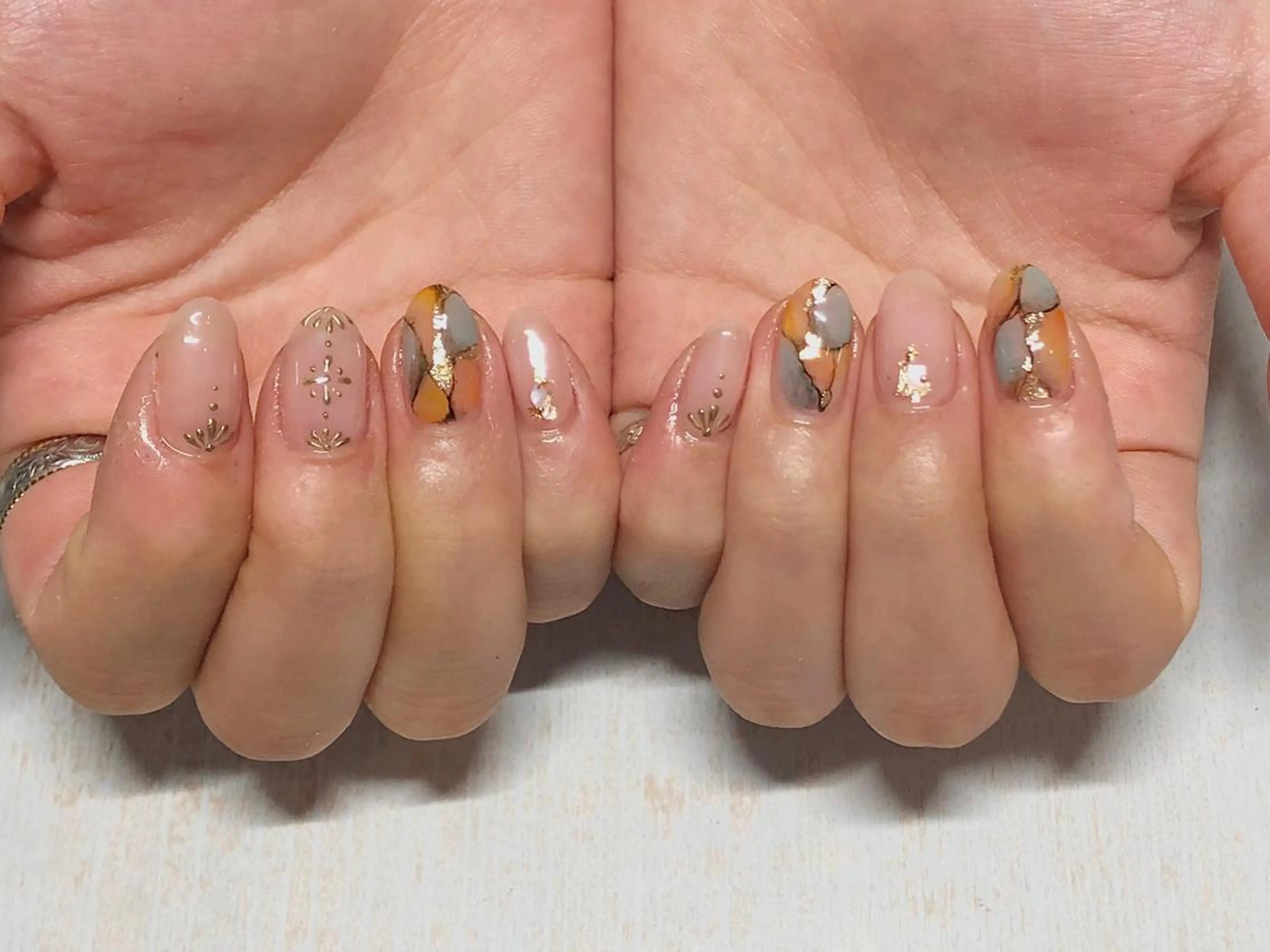 ネイル 𖡼 yumenoのネイルデザイン