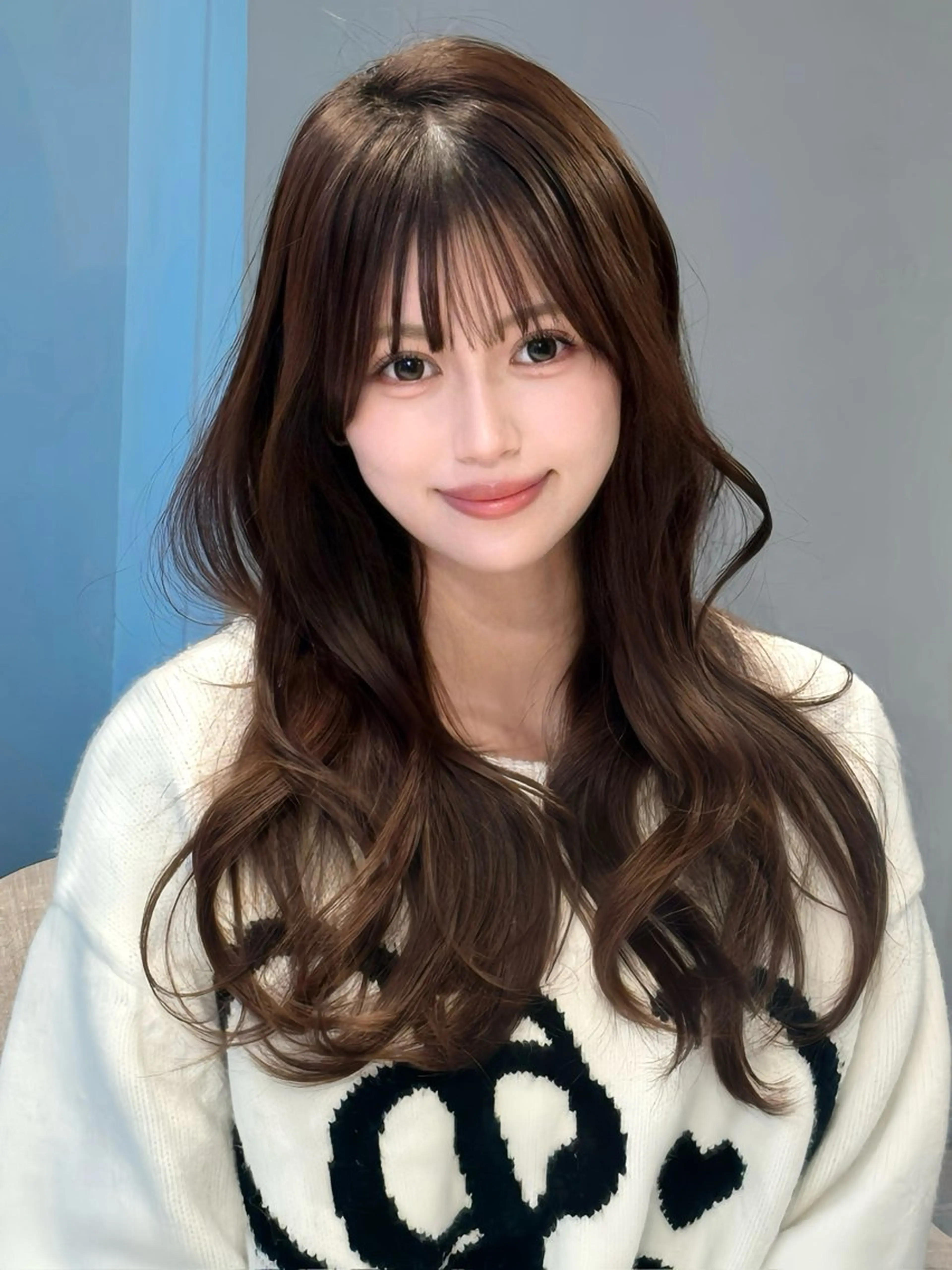 ロング レイヤーカット/ 透明感カラー🤍楓のヘアスタイル