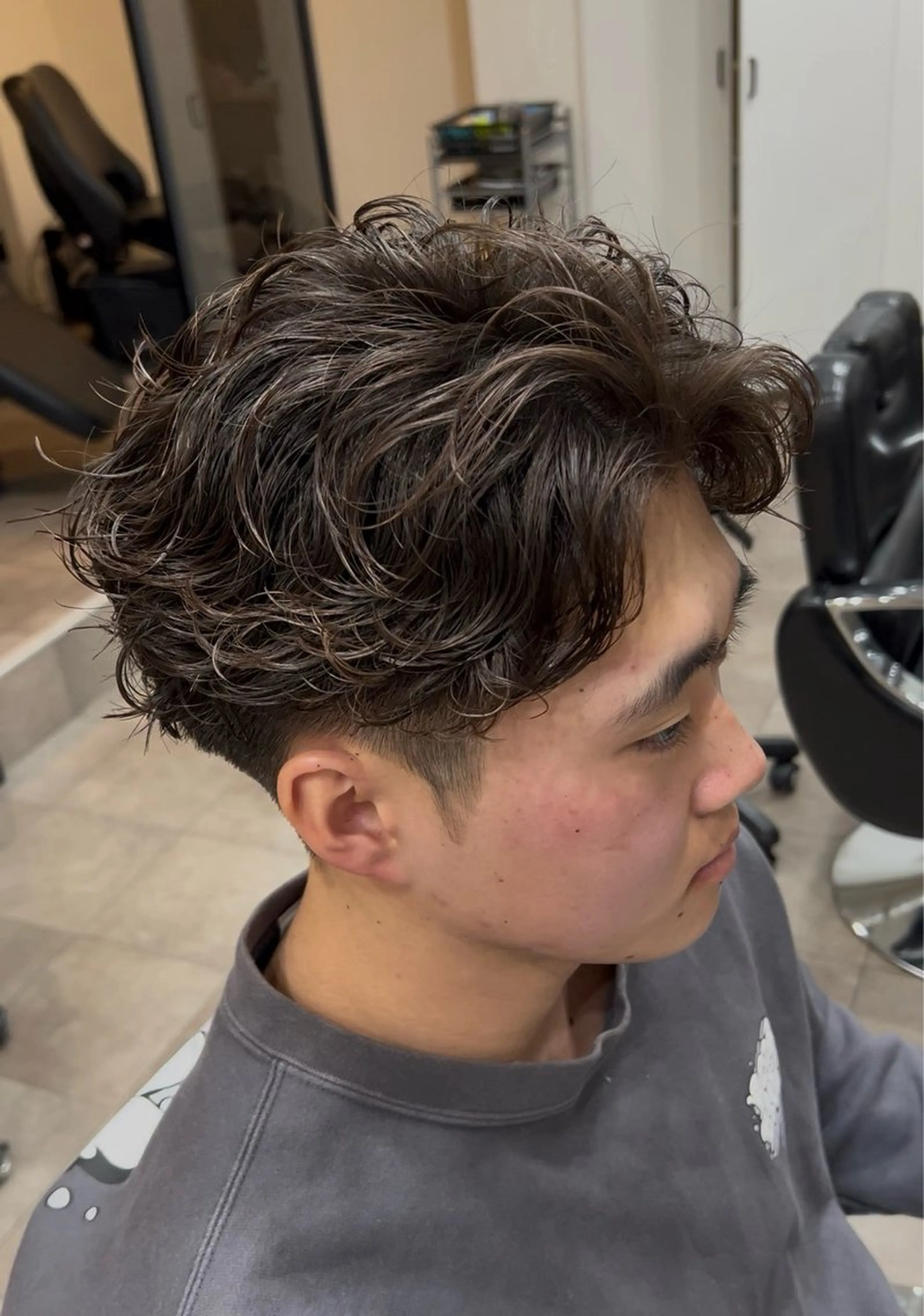 パーマ メンズ QOL円山 SHOTAのヘアスタイル