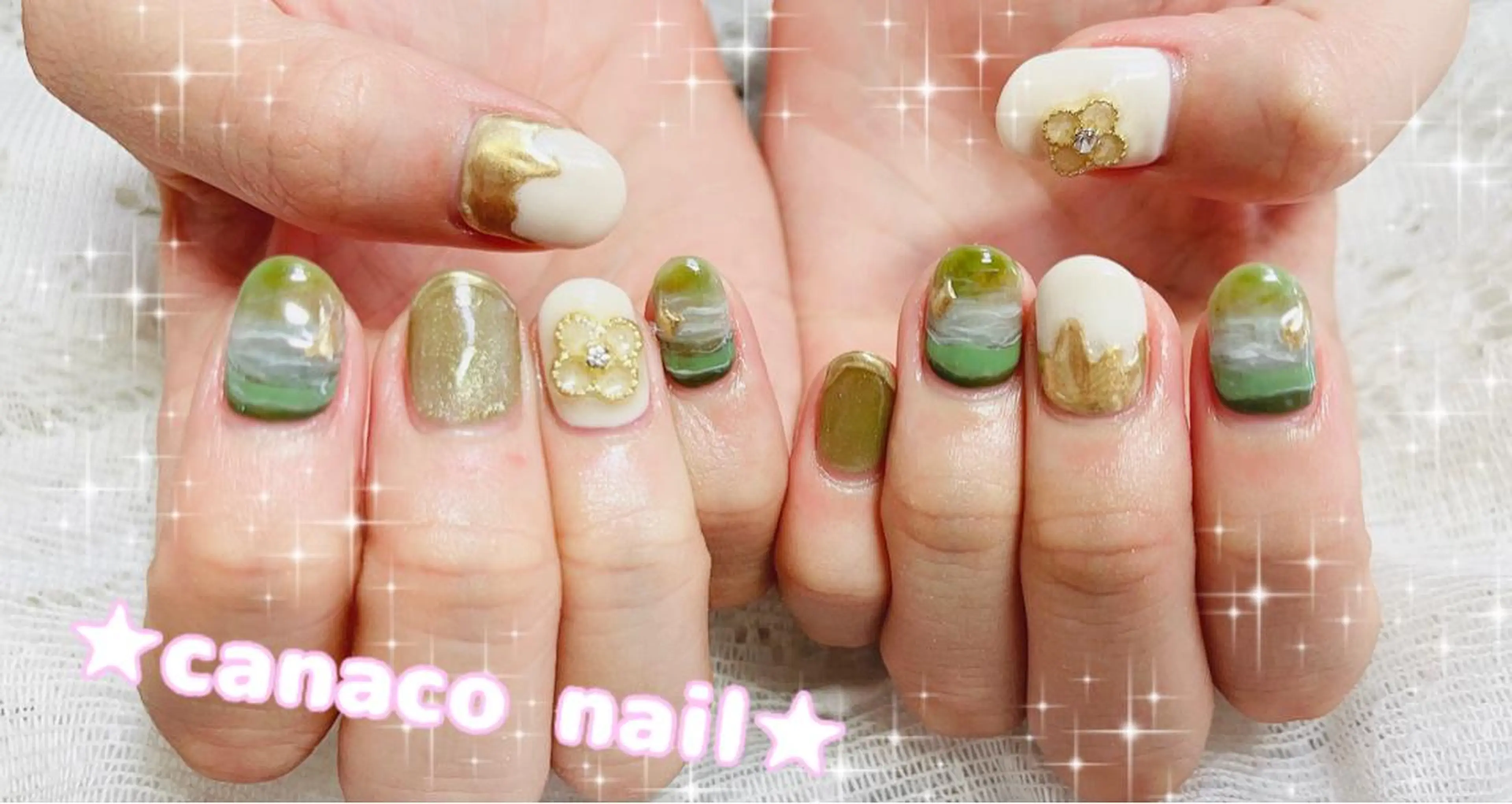 ネイル アートネイル ジェルネイル ニュアンスネイル パラジェル ストーンネイル ハンドネイル ハンドケア ベテランネイル cnc nailのネイルデザイン