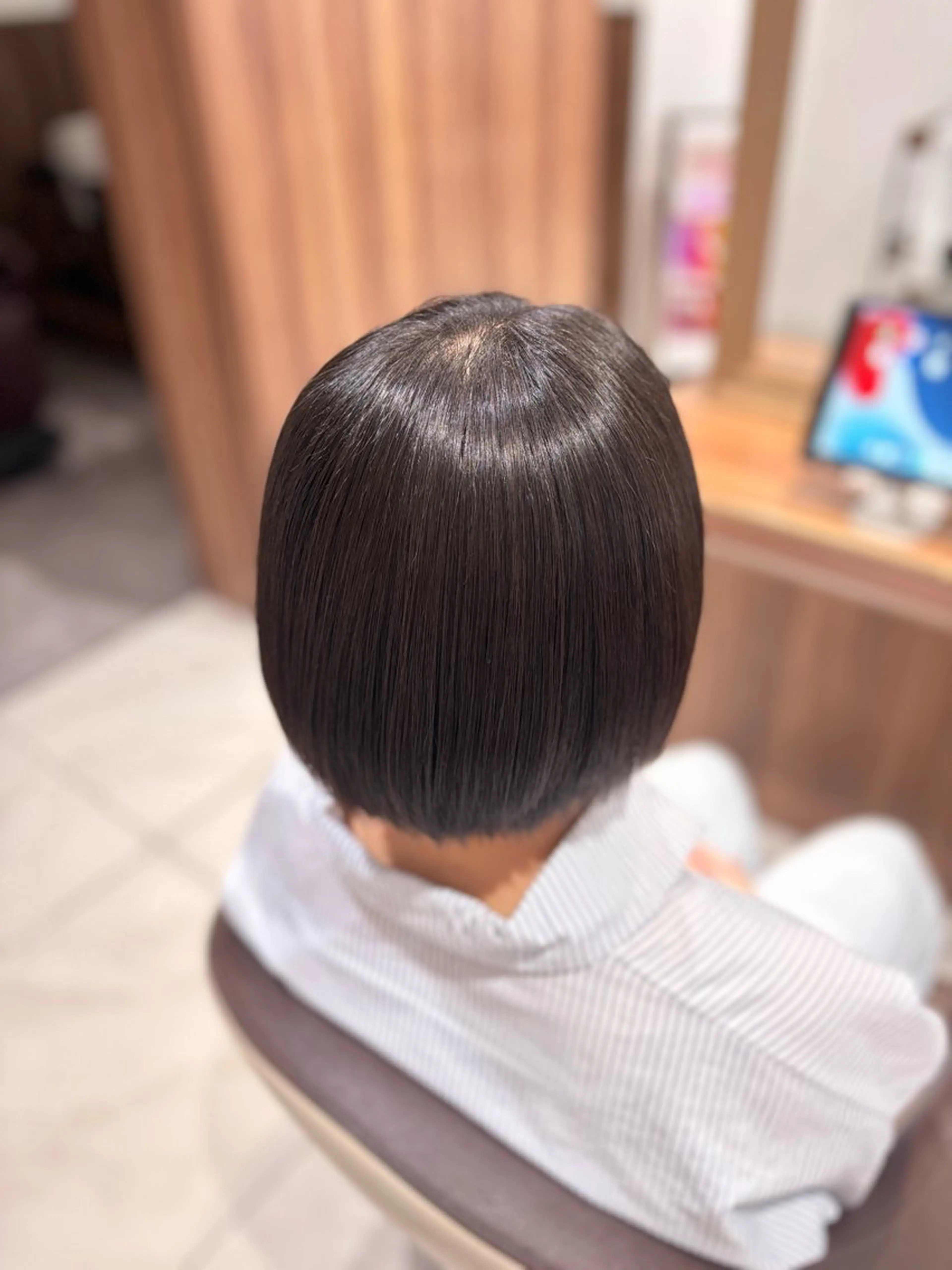 ショート パーマ 縮毛矯正 ゆるふわパーマ🌸/ ハイトーン/あゆみのヘアスタイル