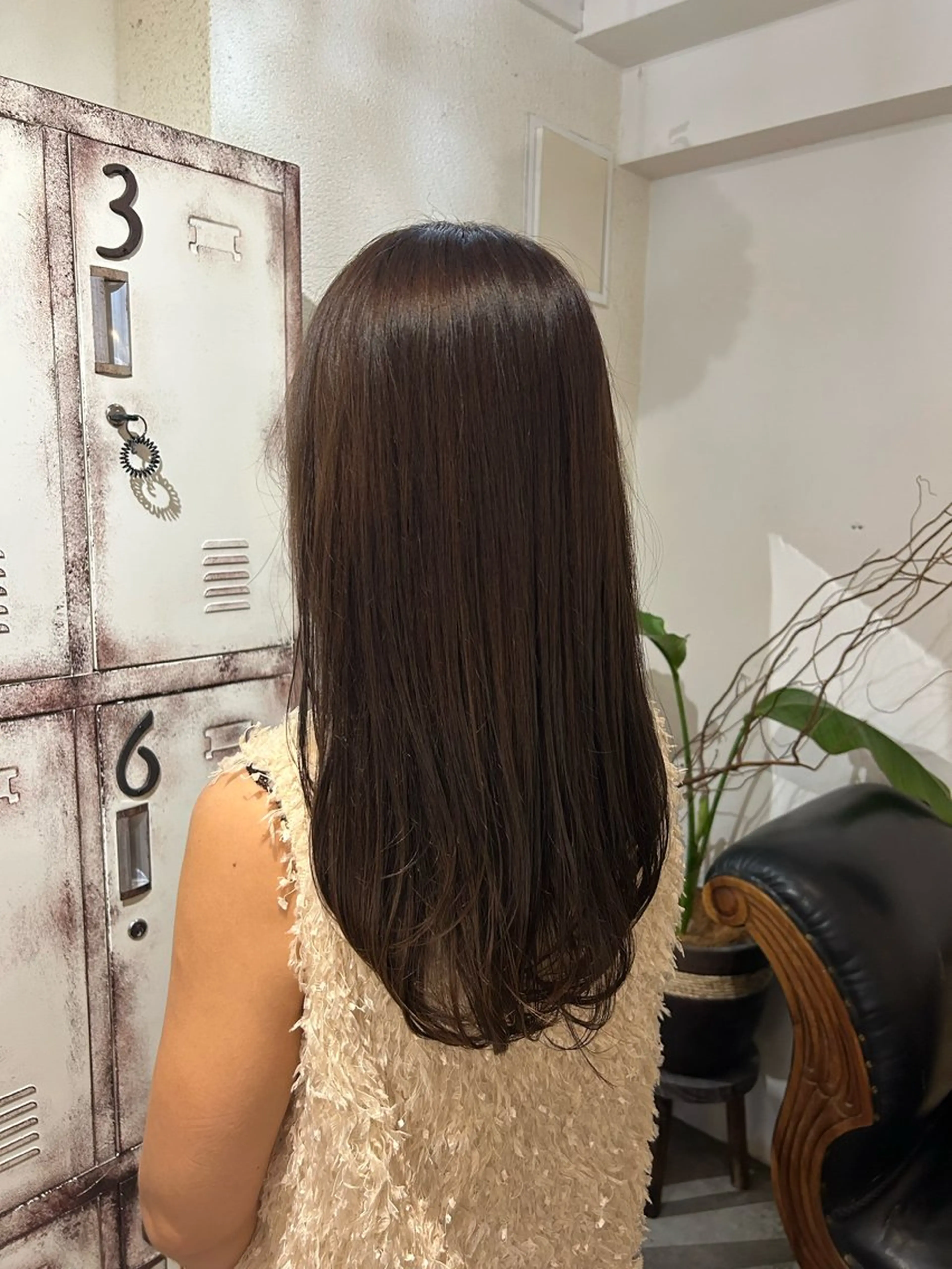 ロング カラー カット ヘアカラー トリートメント ヘッドスパ putri 川邉 優花のヘアスタイル