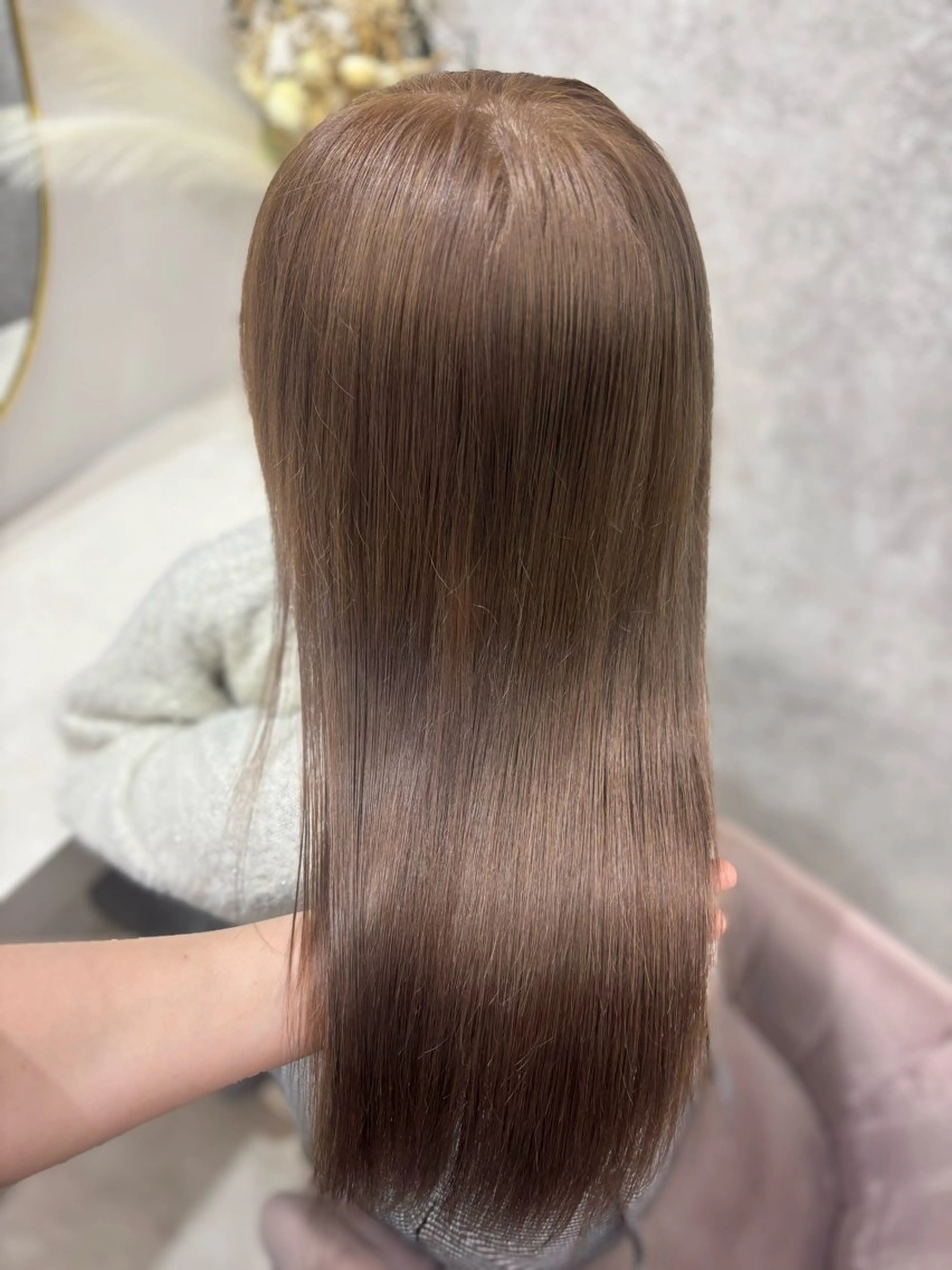 セミロング 💘Kurea💘 艶髪/韓国/暗髪のヘアスタイル