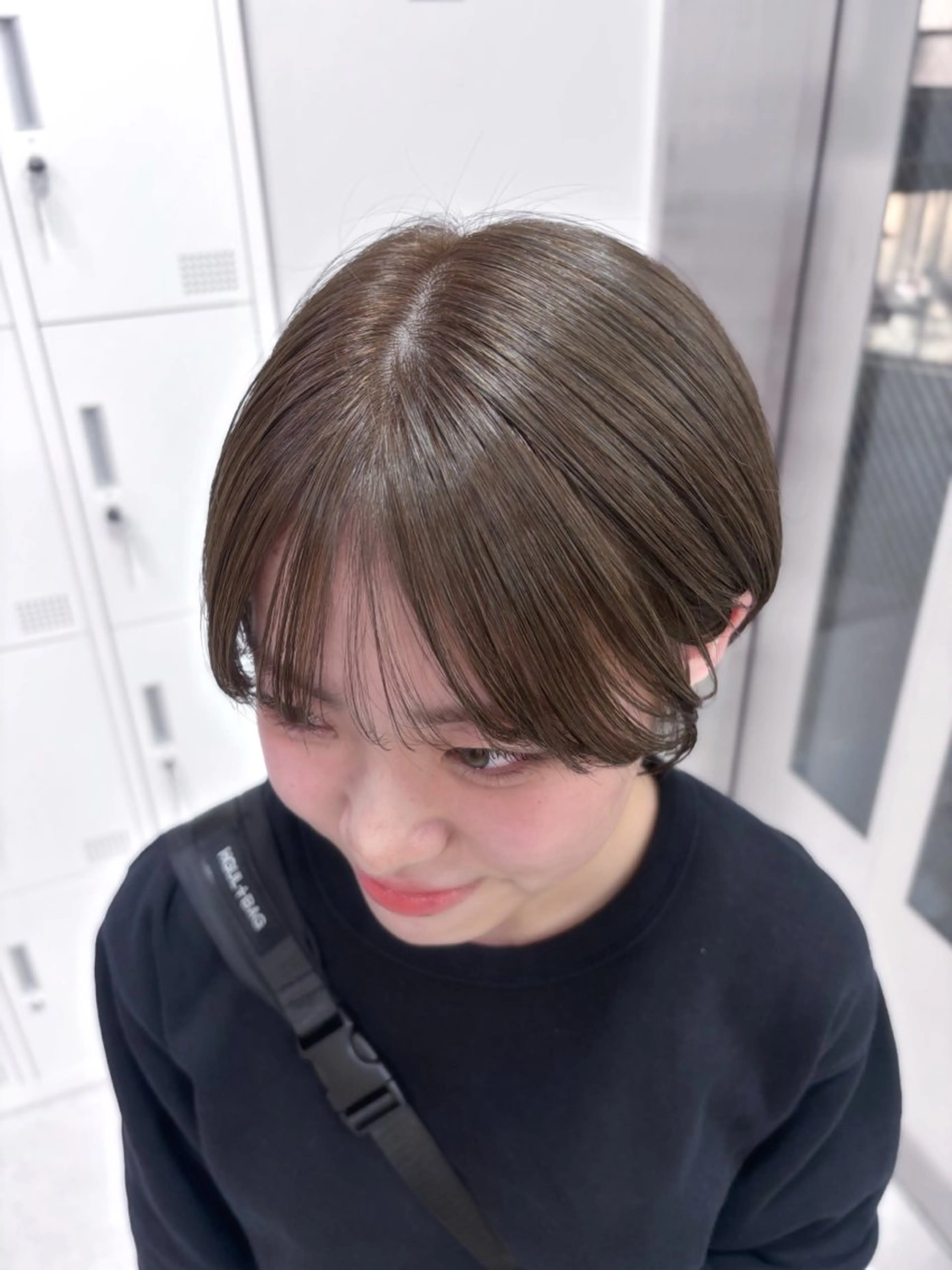 カラー ベージュカラー ブリーチ ブラウンカラー 透明感カラー ブリーチなしカラー ヘアカラー トリートメント 艶カラー💞 amiのヘアスタイル