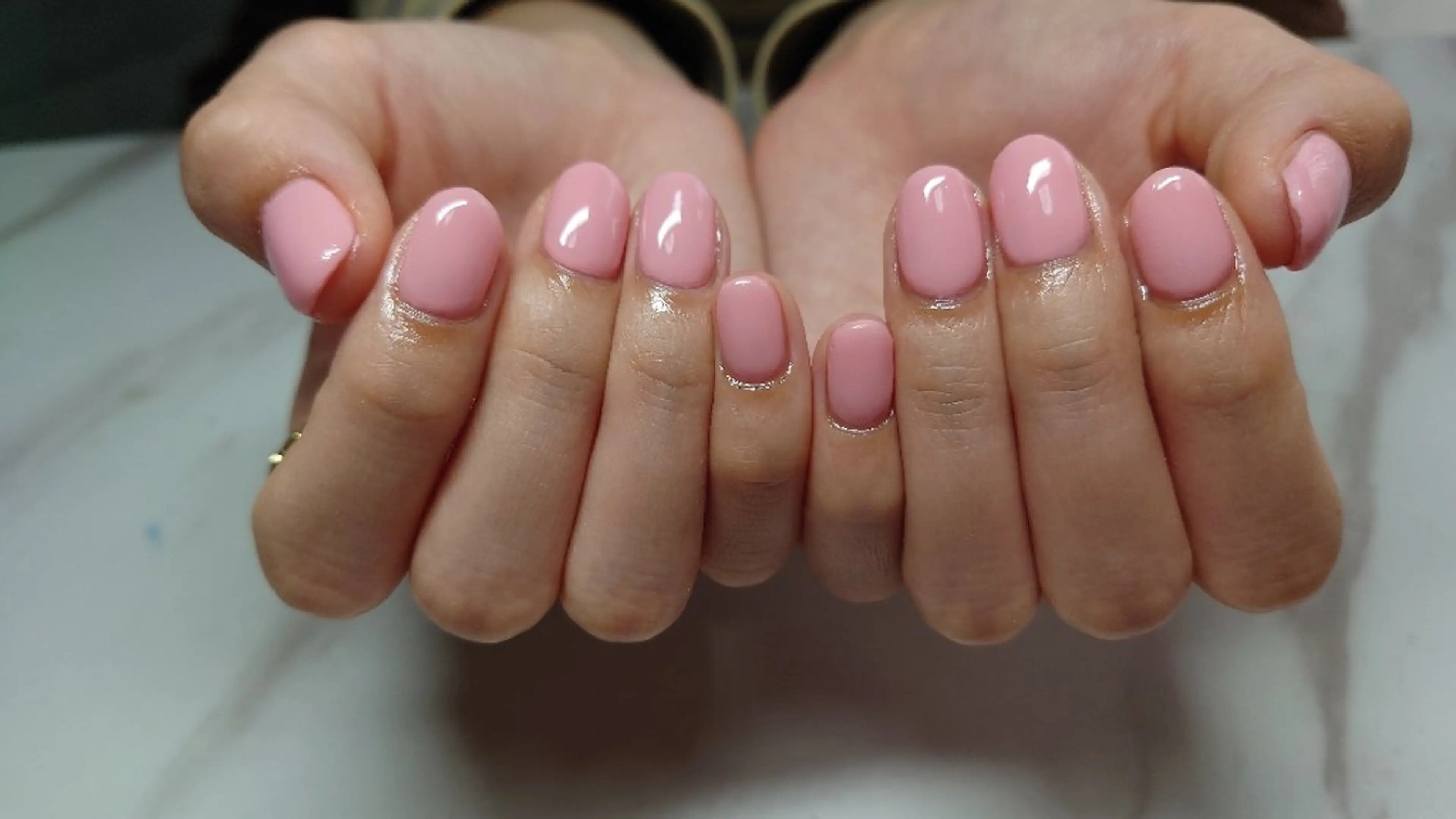 ネイル ピンク ハンドネイル Nailsalon AMAのネイルデザイン